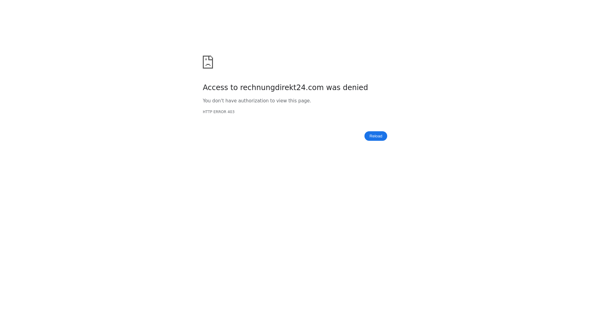 Screenshot of rechnungdirekt24.com