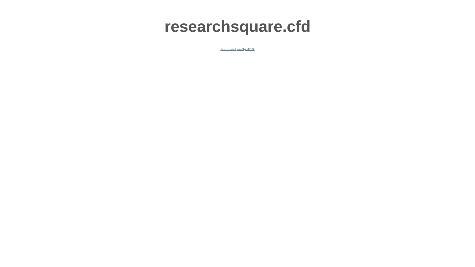 Screenshot of researchsquare.cfd