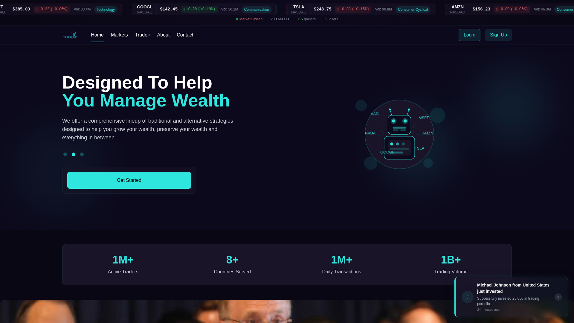 Screenshot of triodosxrpequifax.com