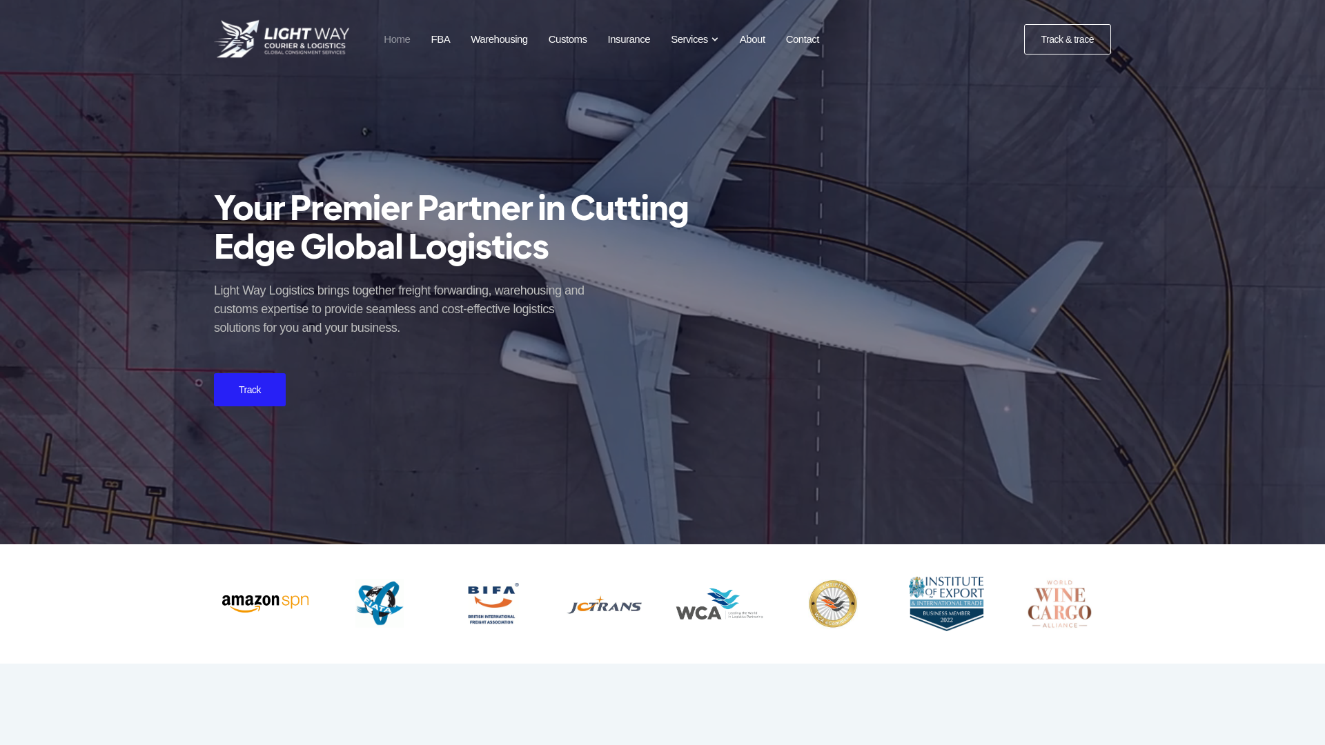 Screenshot of lightwaylogistics.live