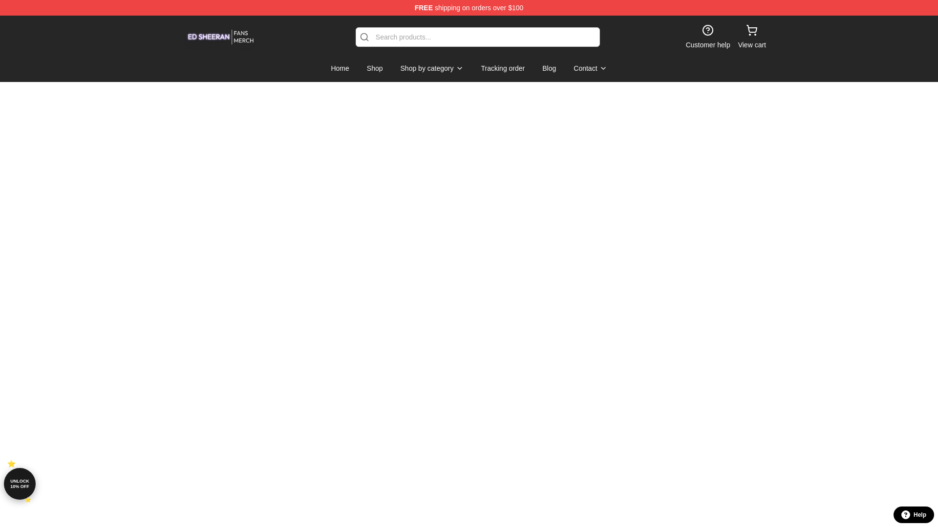 Screenshot of edsheeranmerch.shop