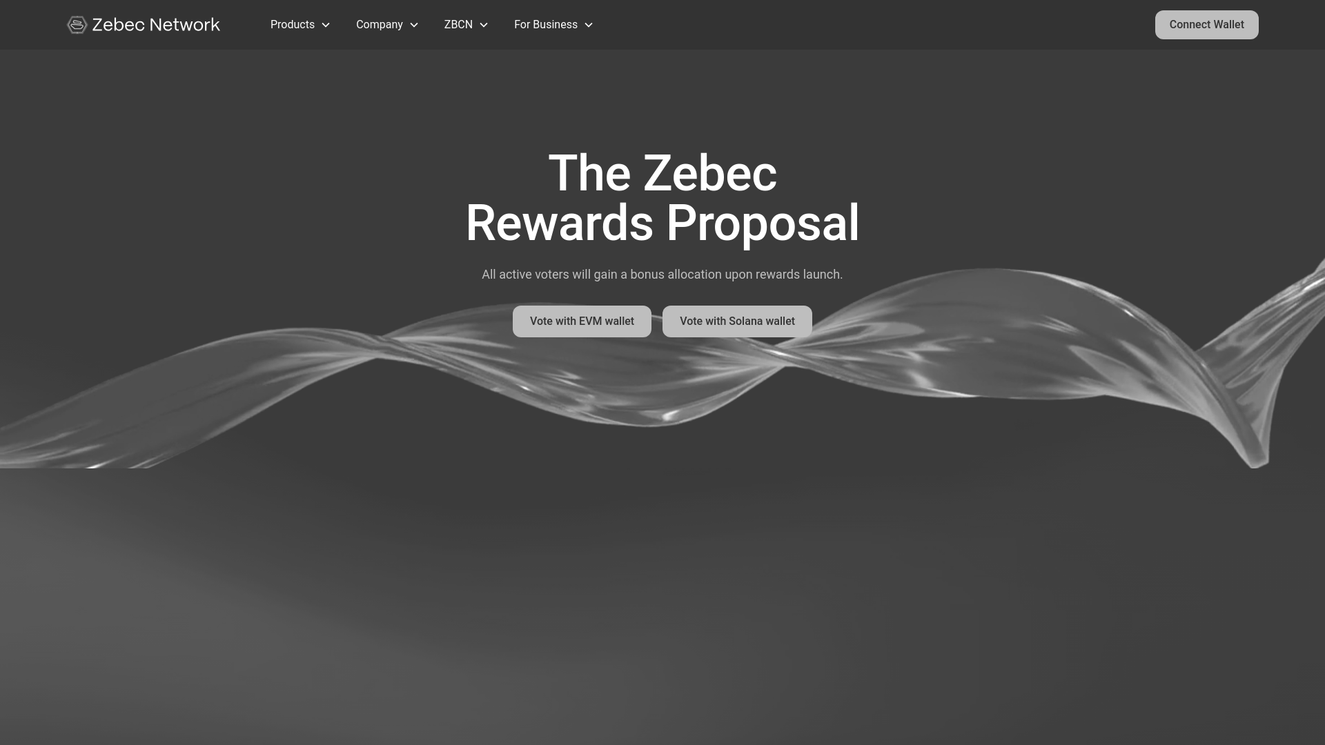 Screenshot of zebecnetwork.cloud