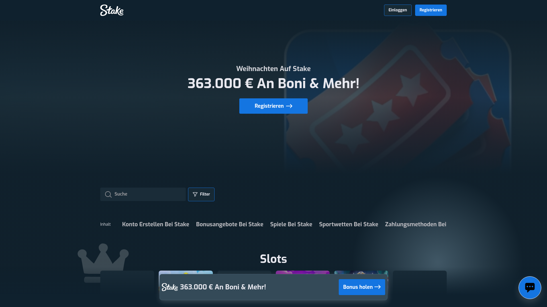 Screenshot of de-stake.com.de