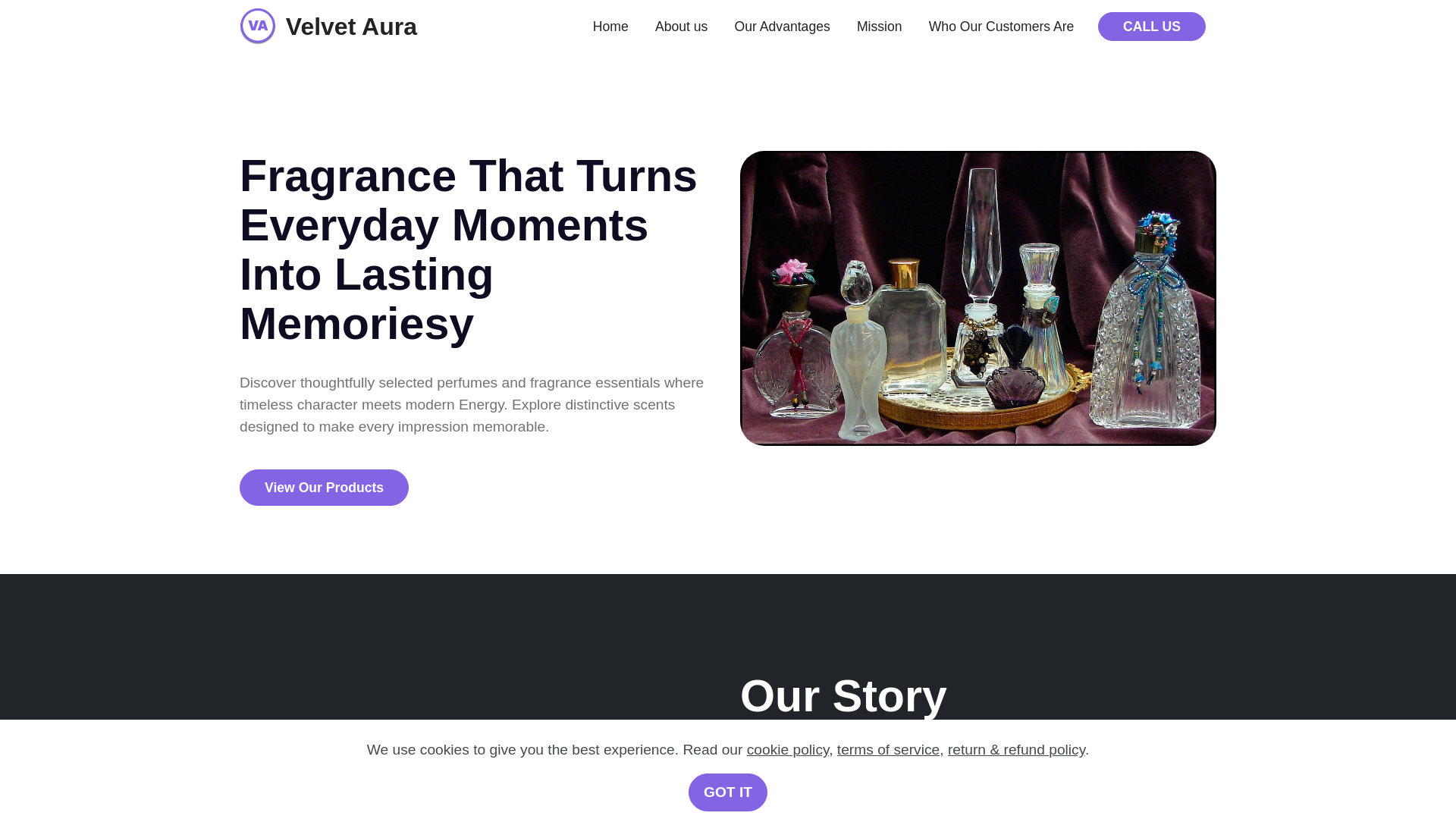 Screenshot of energyaura.io