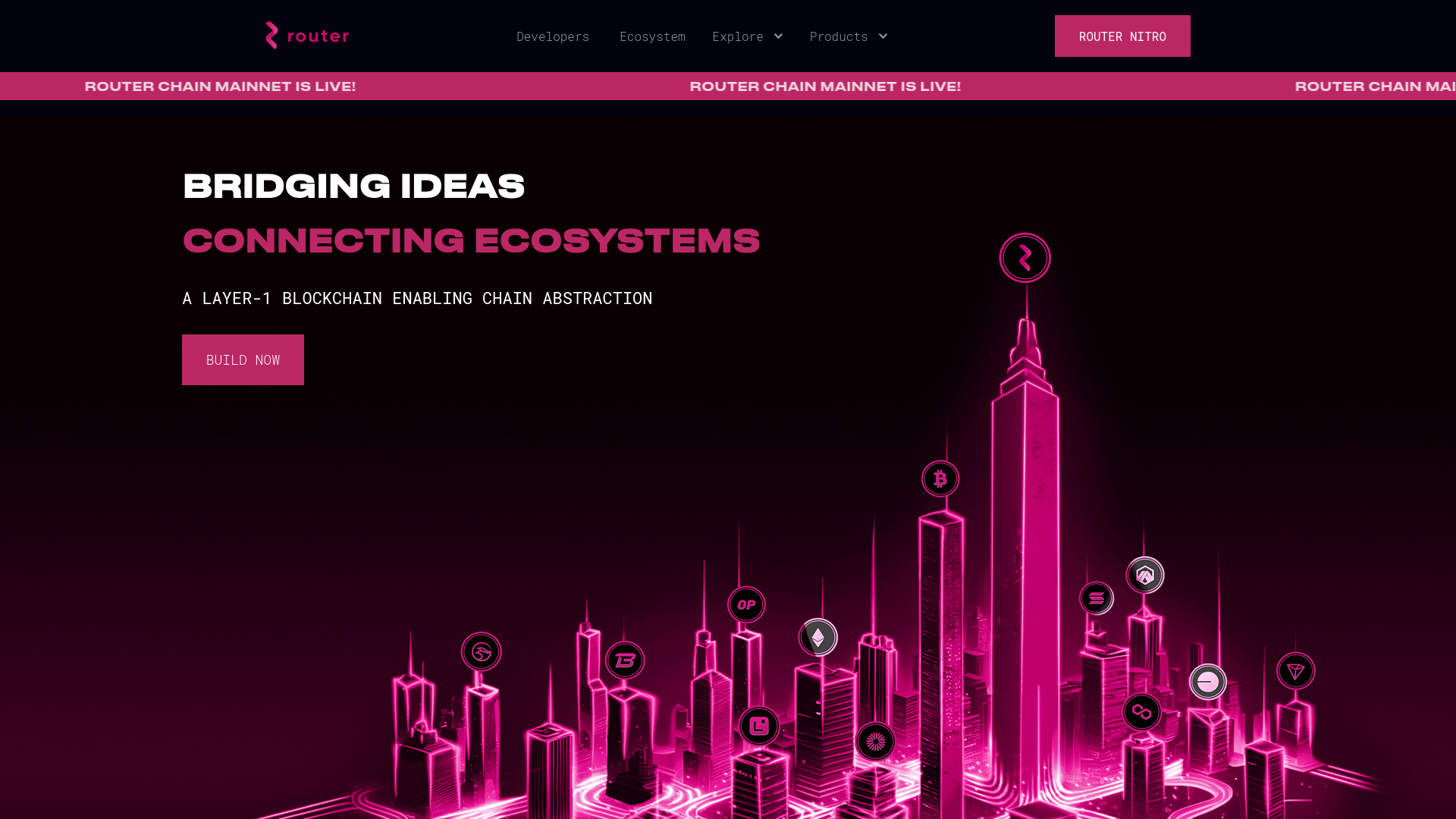 Screenshot of app-routerprotocol.pages.dev