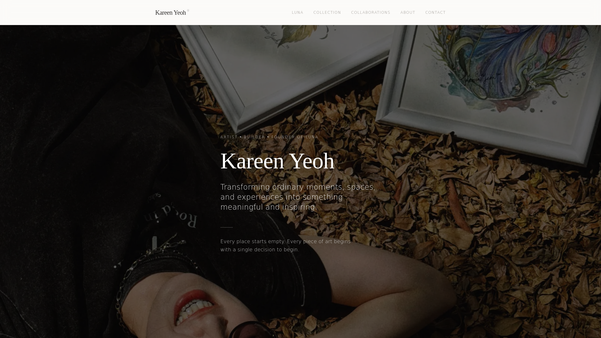 Stored capture of kareenyeoh.com
