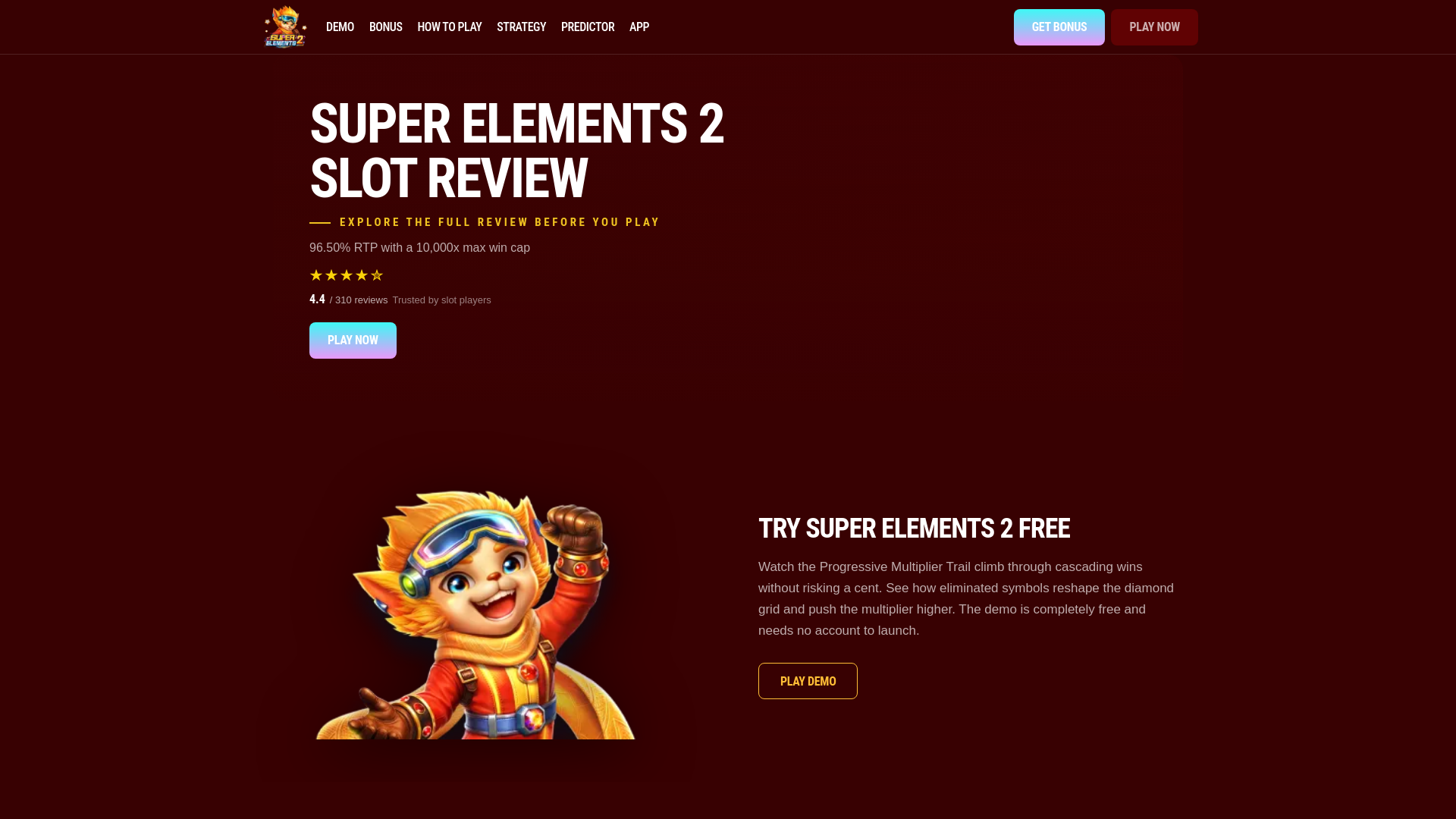 Screenshot of superelements2.com