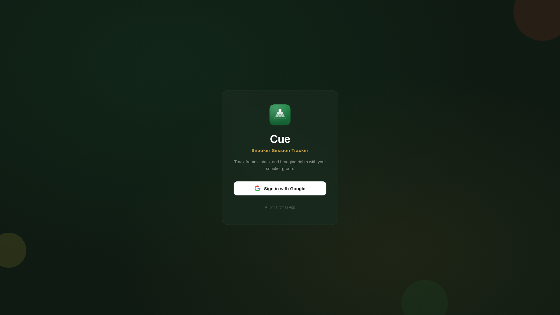 Stored capture of cue.tomthomas.app