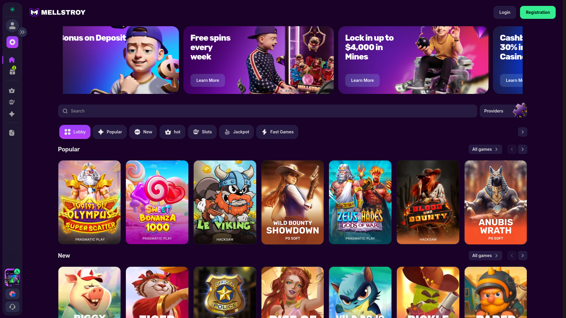 Screenshot of melkick.top