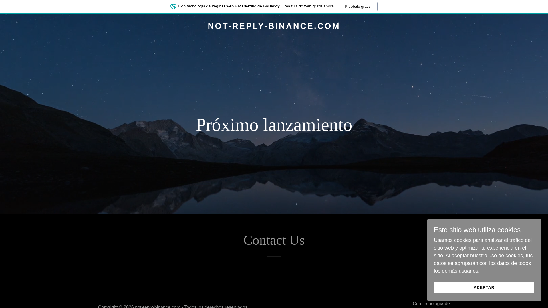 Screenshot of not-reply-binance.com