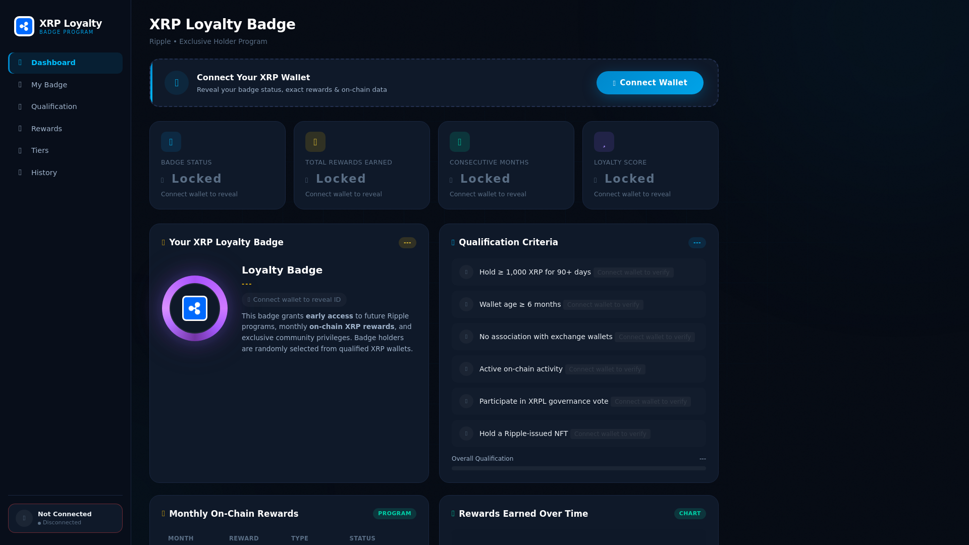 Screenshot of badge-xrp.com
