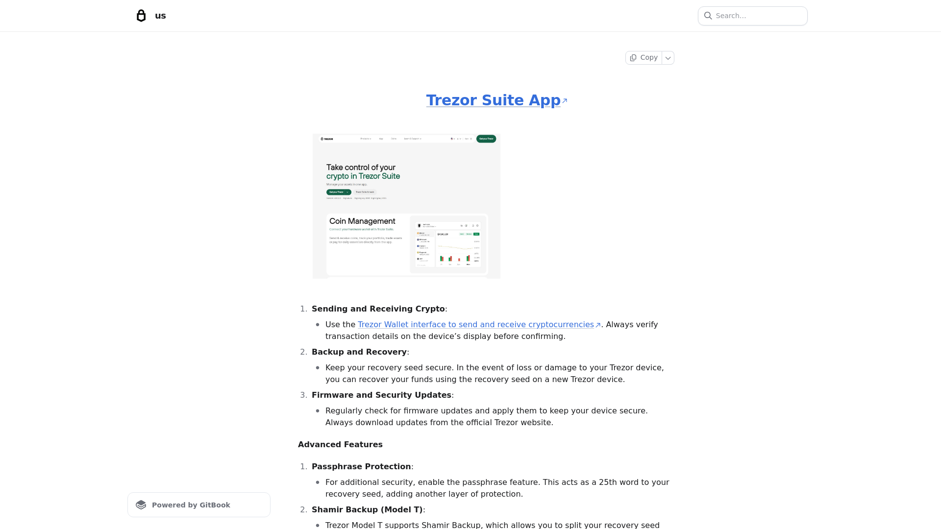 Stored capture of hdhsardtrezor.gitbook.io