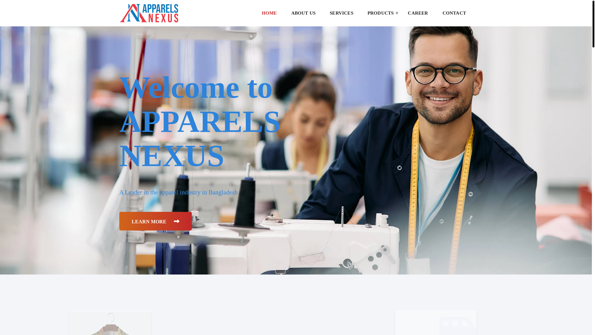 Screenshot of apparelsnexus.com