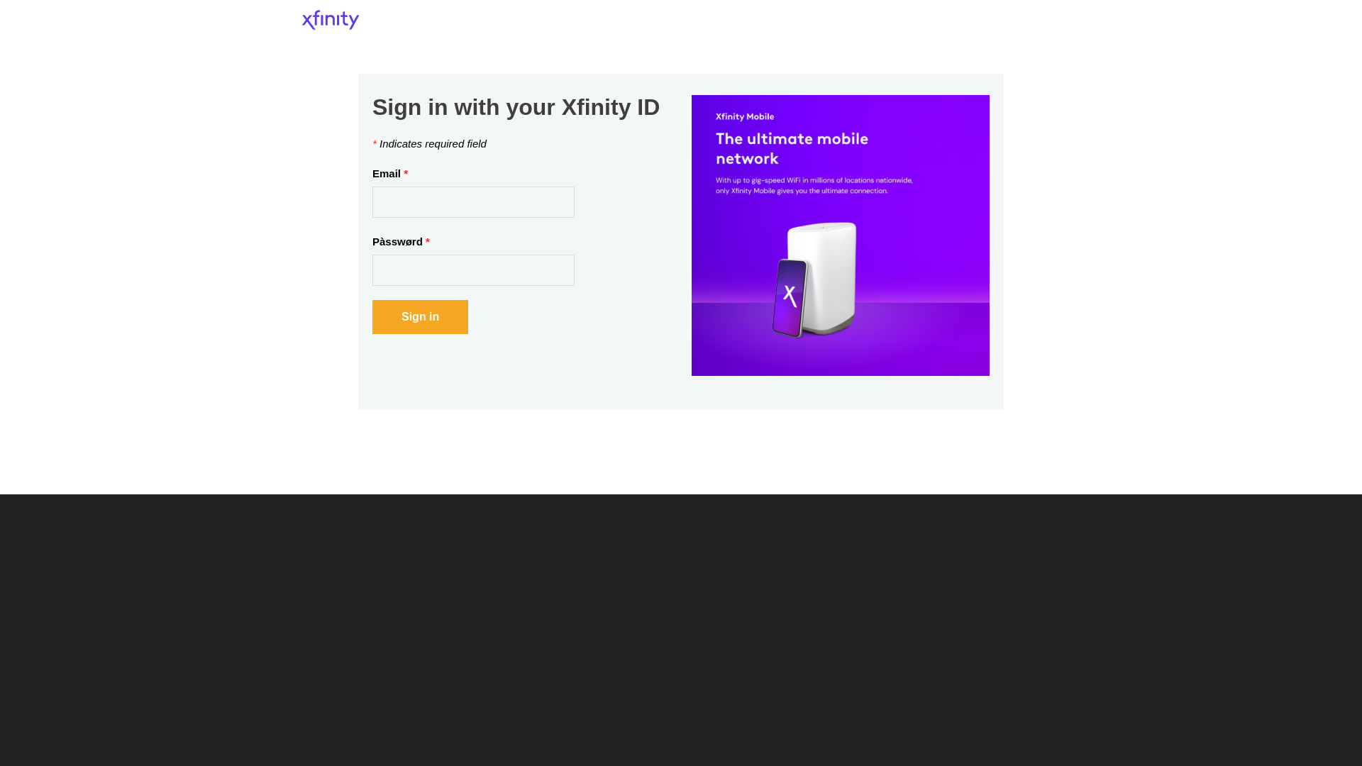 Screenshot of xfinityaccountupdates.weebly.com