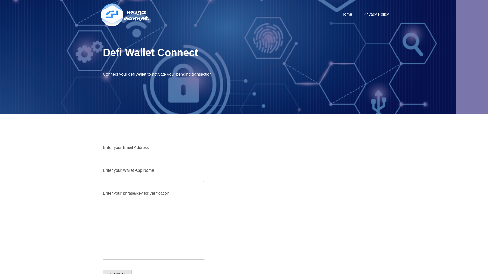 Screenshot of megaconnet.com