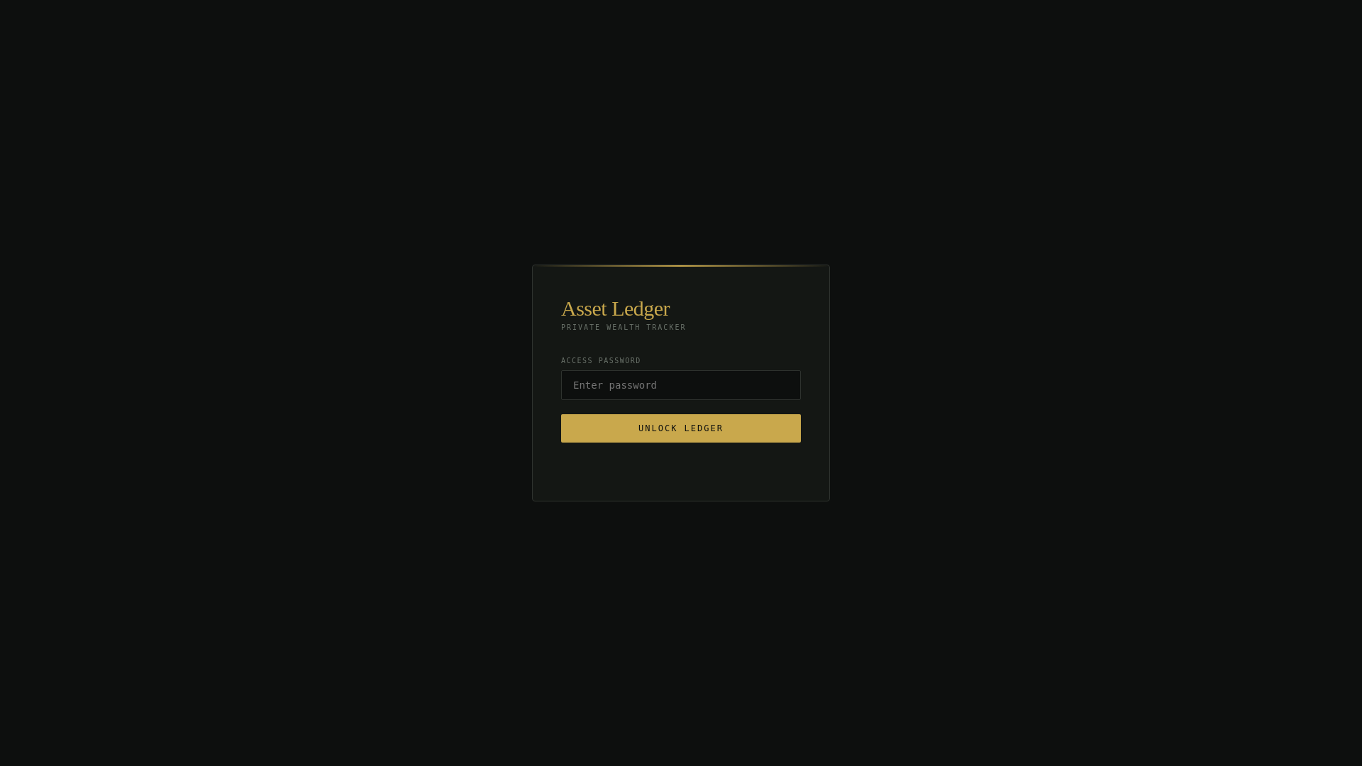 Stored capture of asset-ledger-app-45w.pages.dev