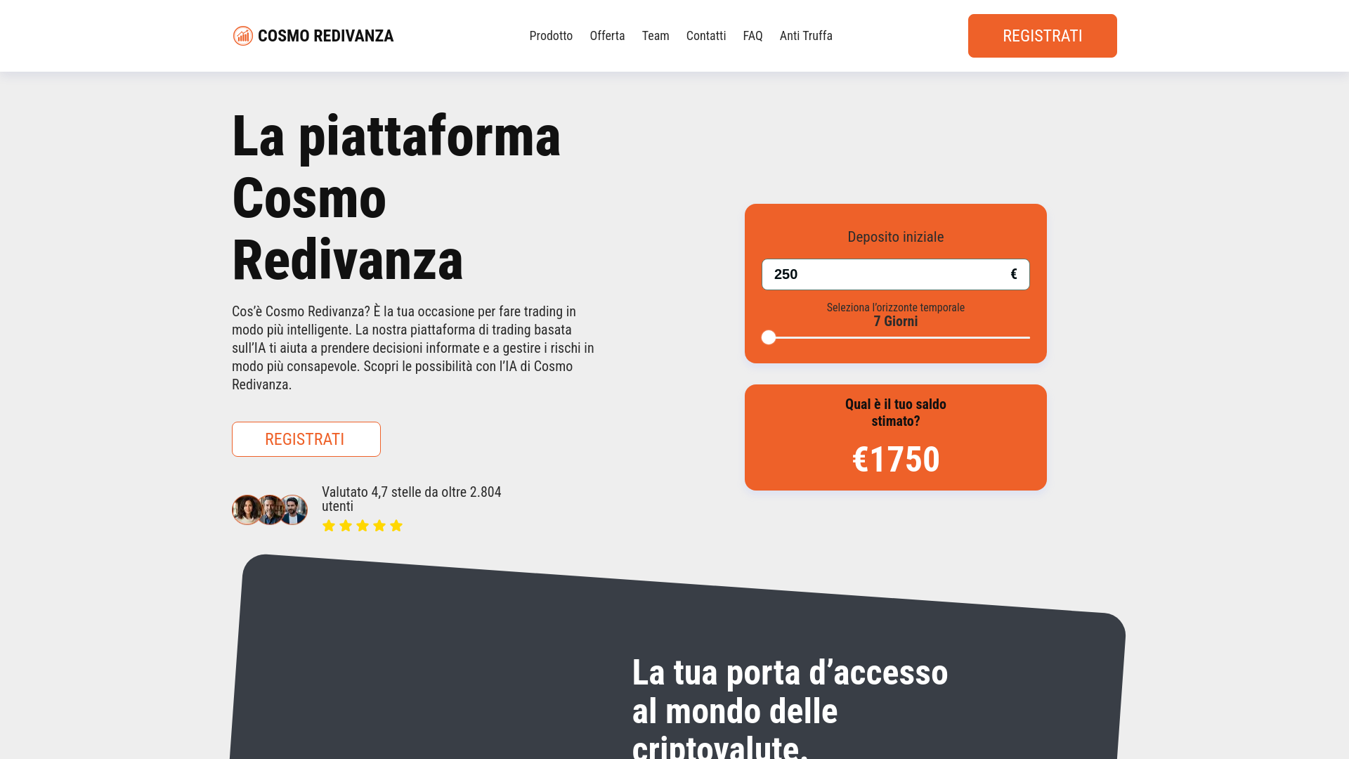 Screenshot of cosmo-redivanza.net