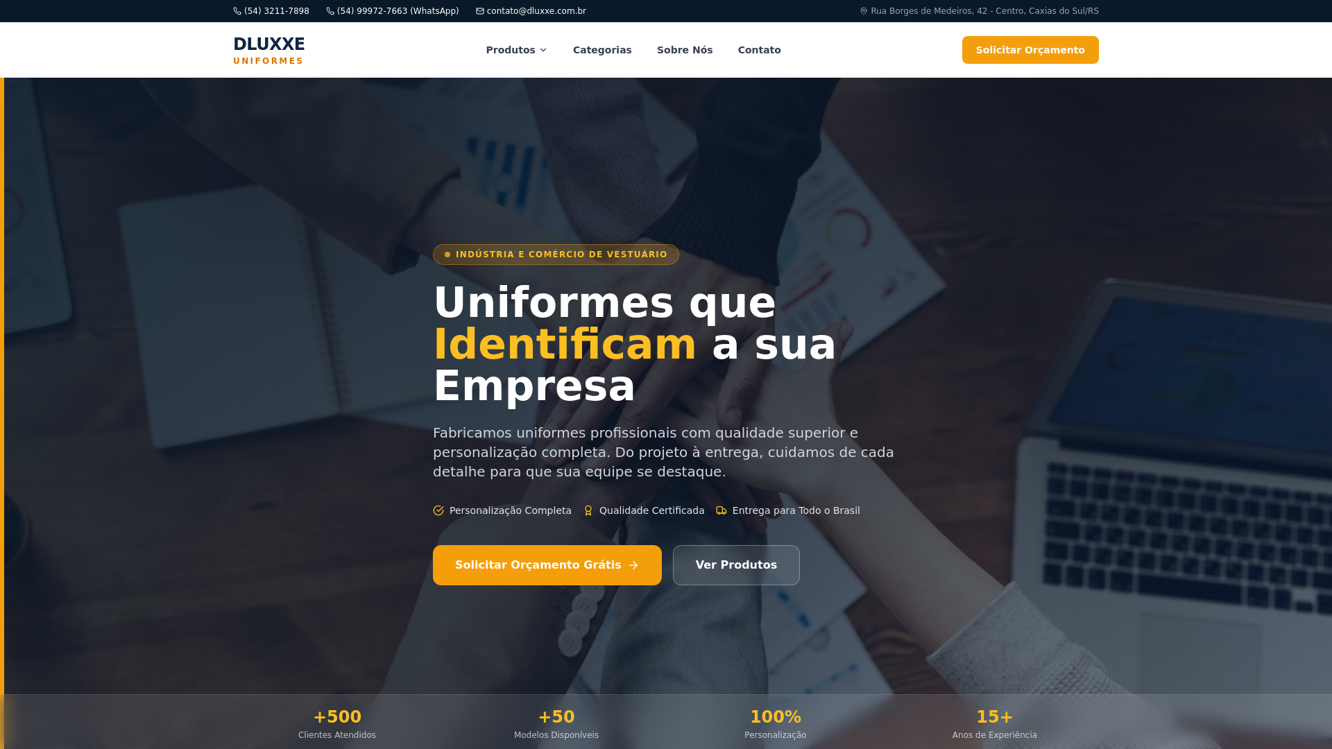 Screenshot of deluxxe.com.br