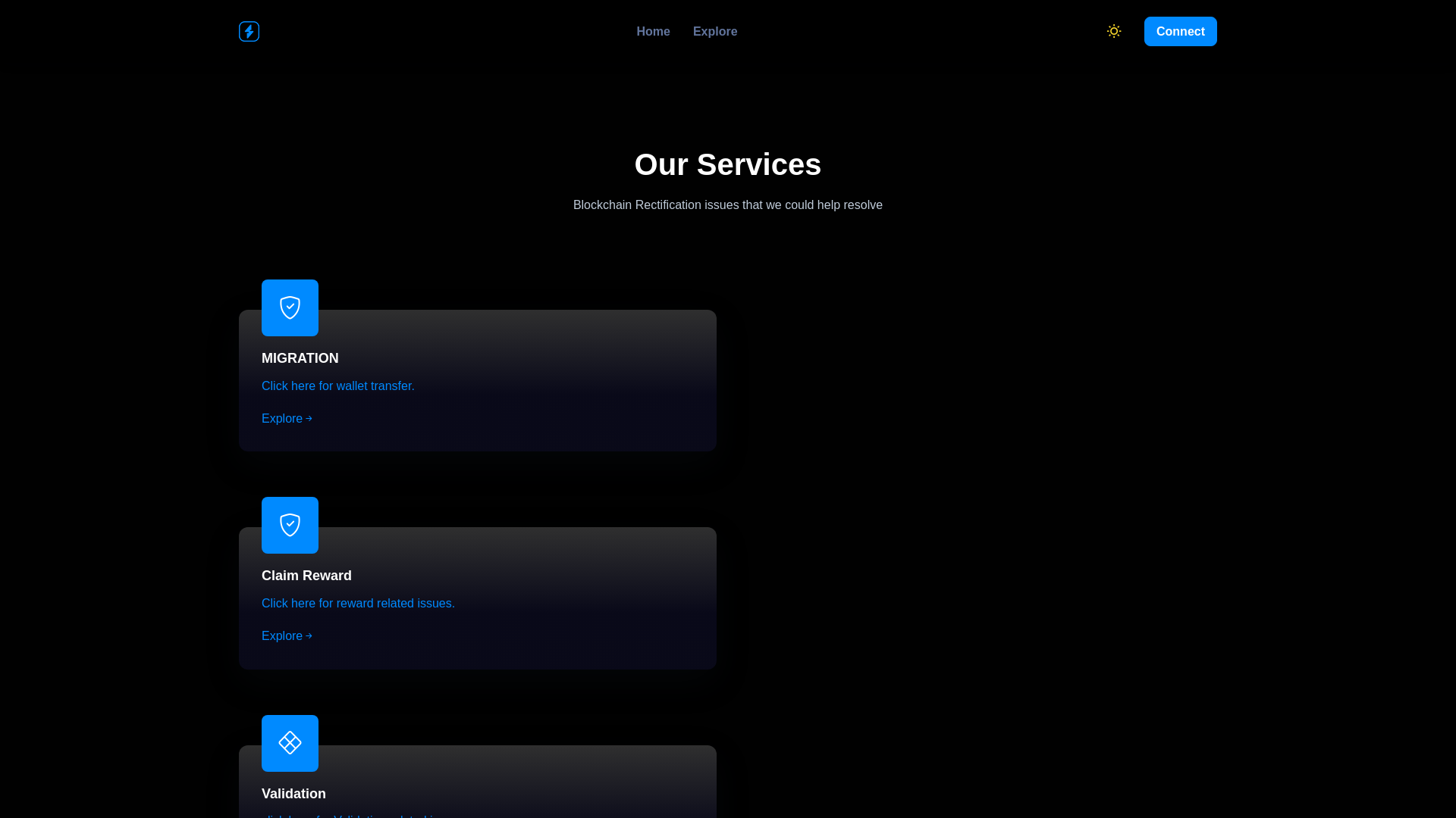 Screenshot of multidapp.netlify.app
