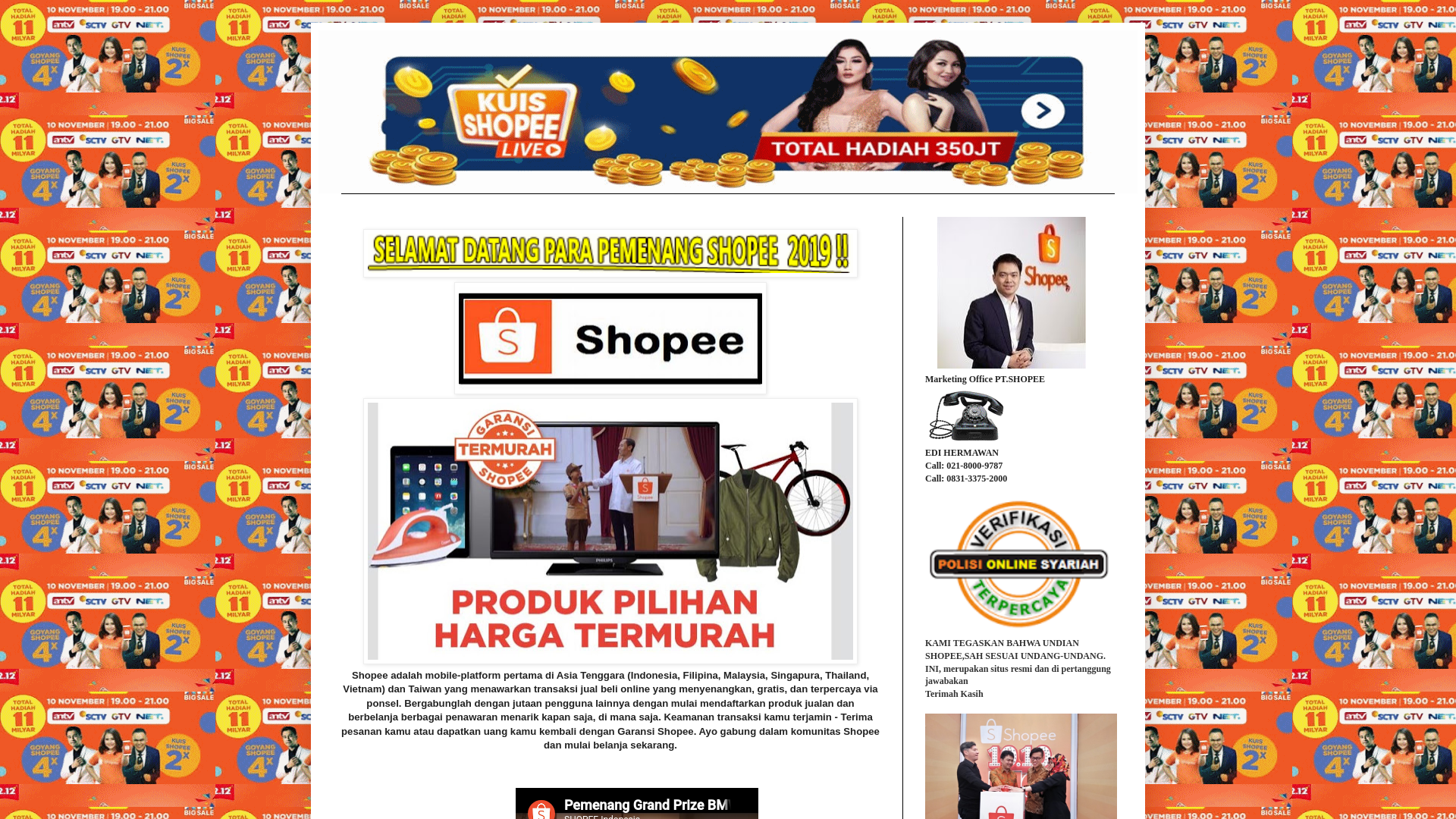 Screenshot of shopee-002.blogspot.com