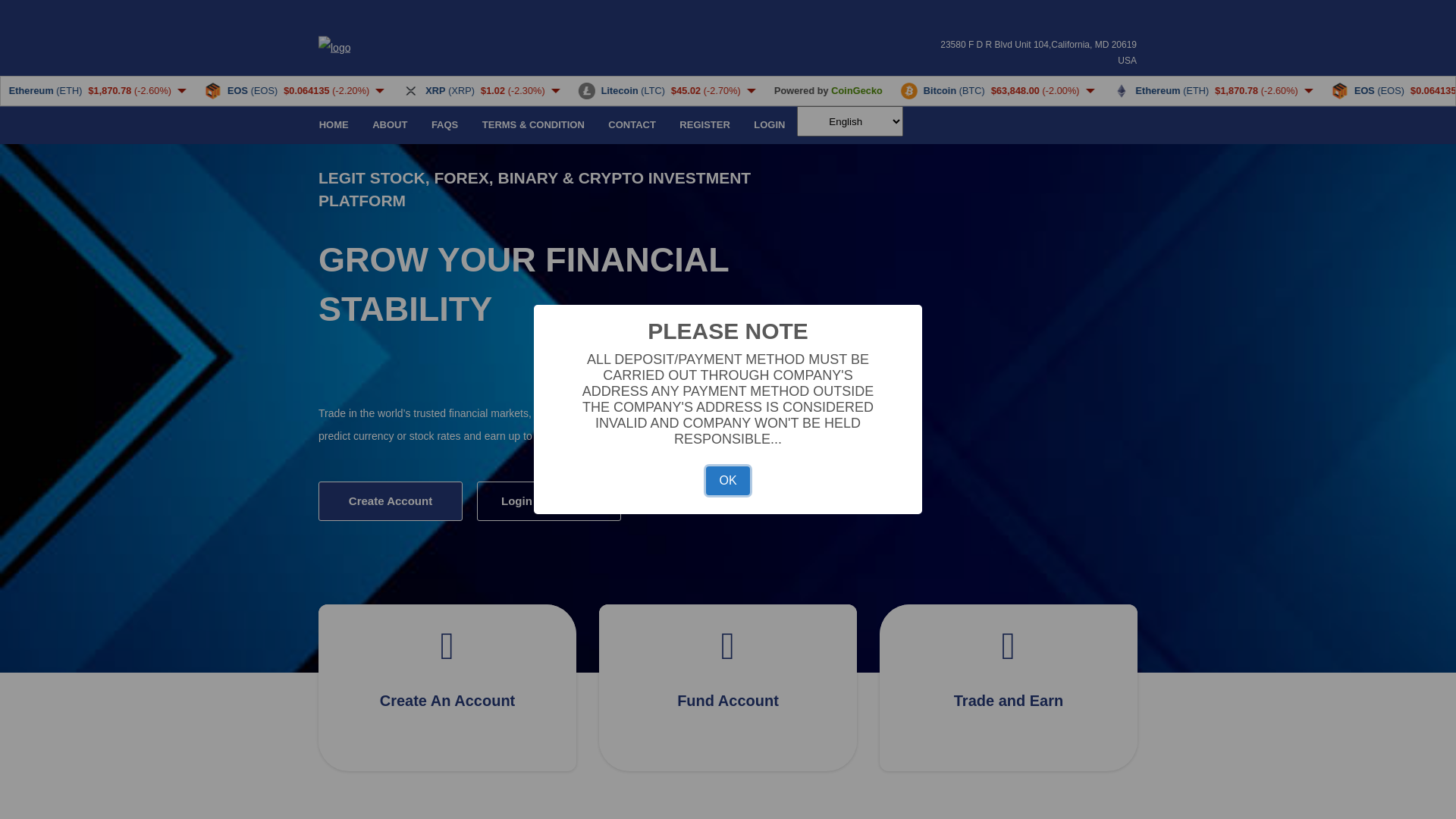 Screenshot of edge-finance.xyz