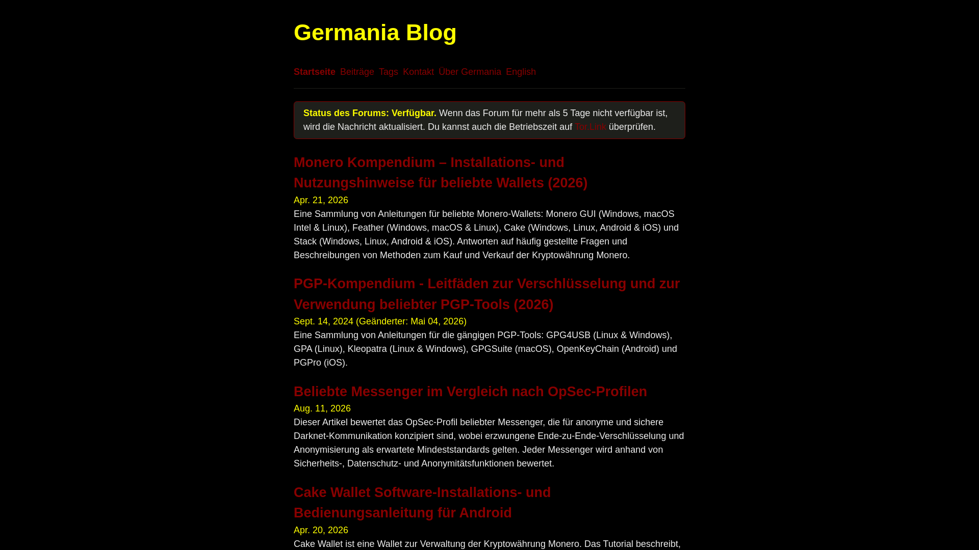 Screenshot of germania.so