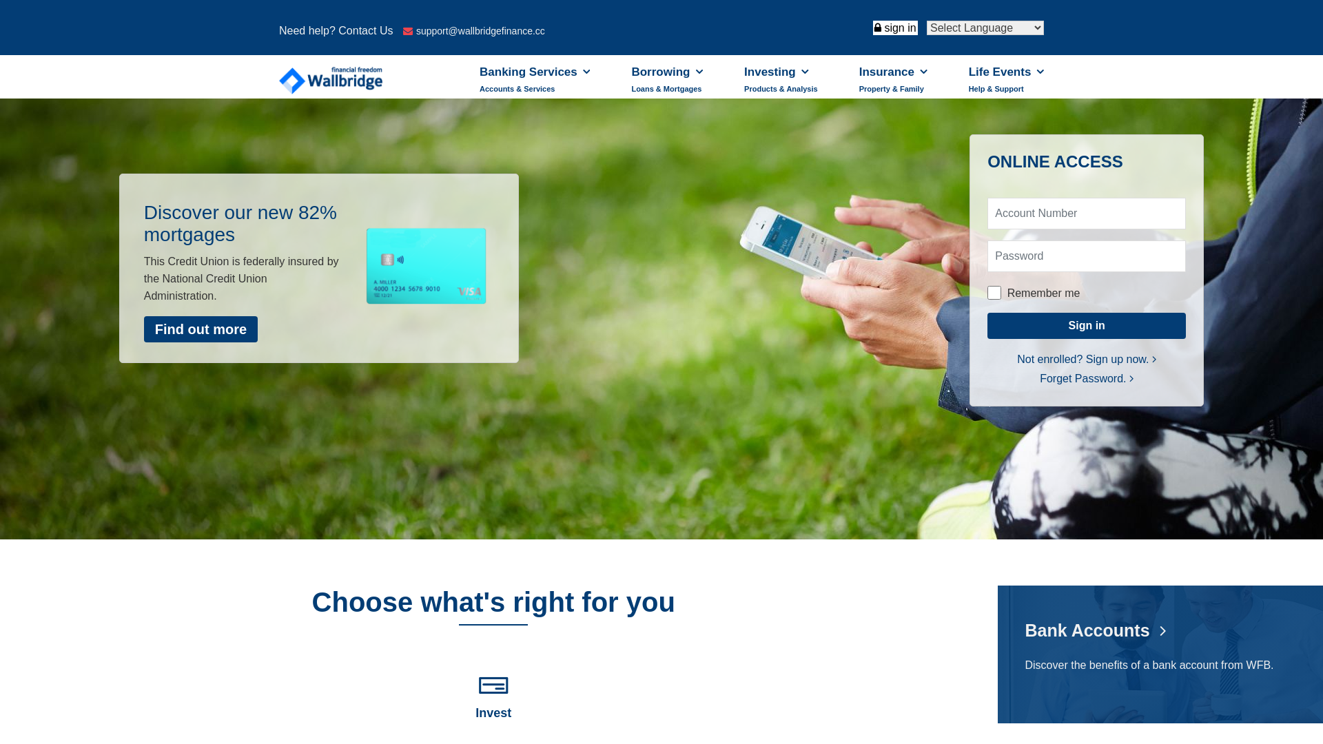 Stored capture of wallbridgefinance.cc