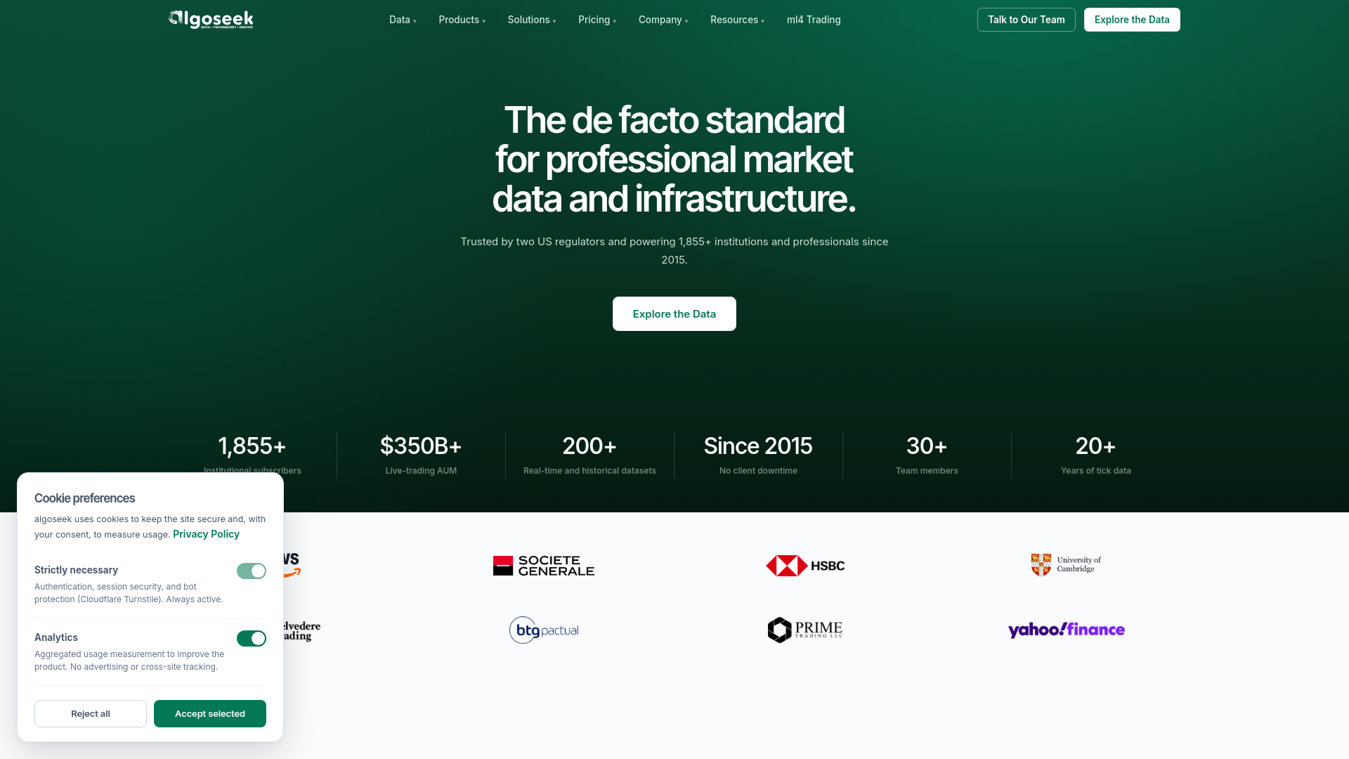 Screenshot of algoseek-email.com