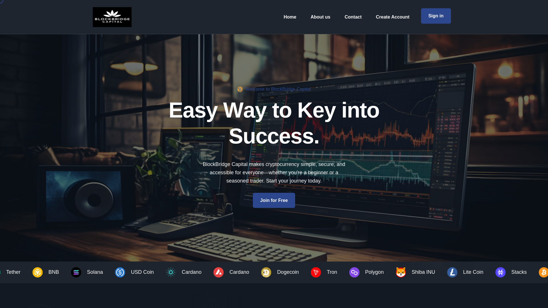 Screenshot of blocksbridgecapital.com