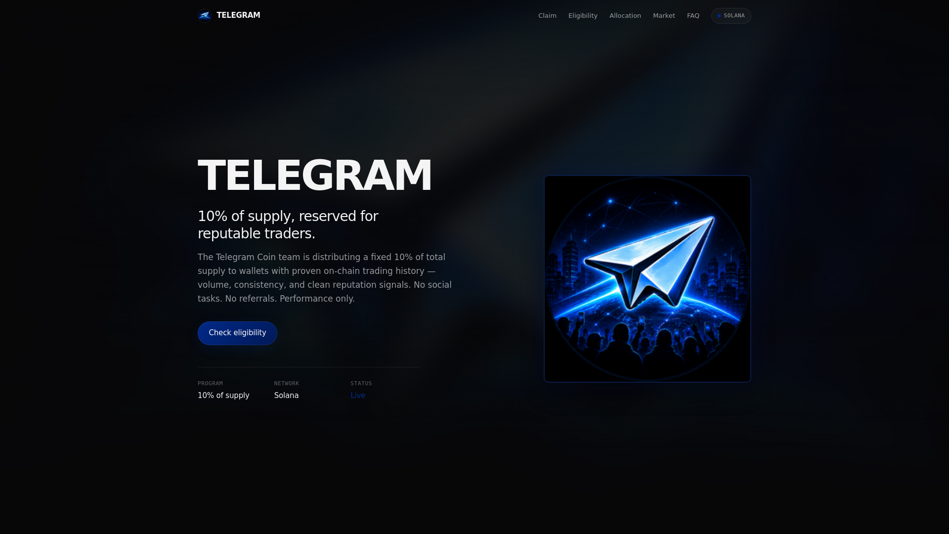 Screenshot of telegram.memepage.io