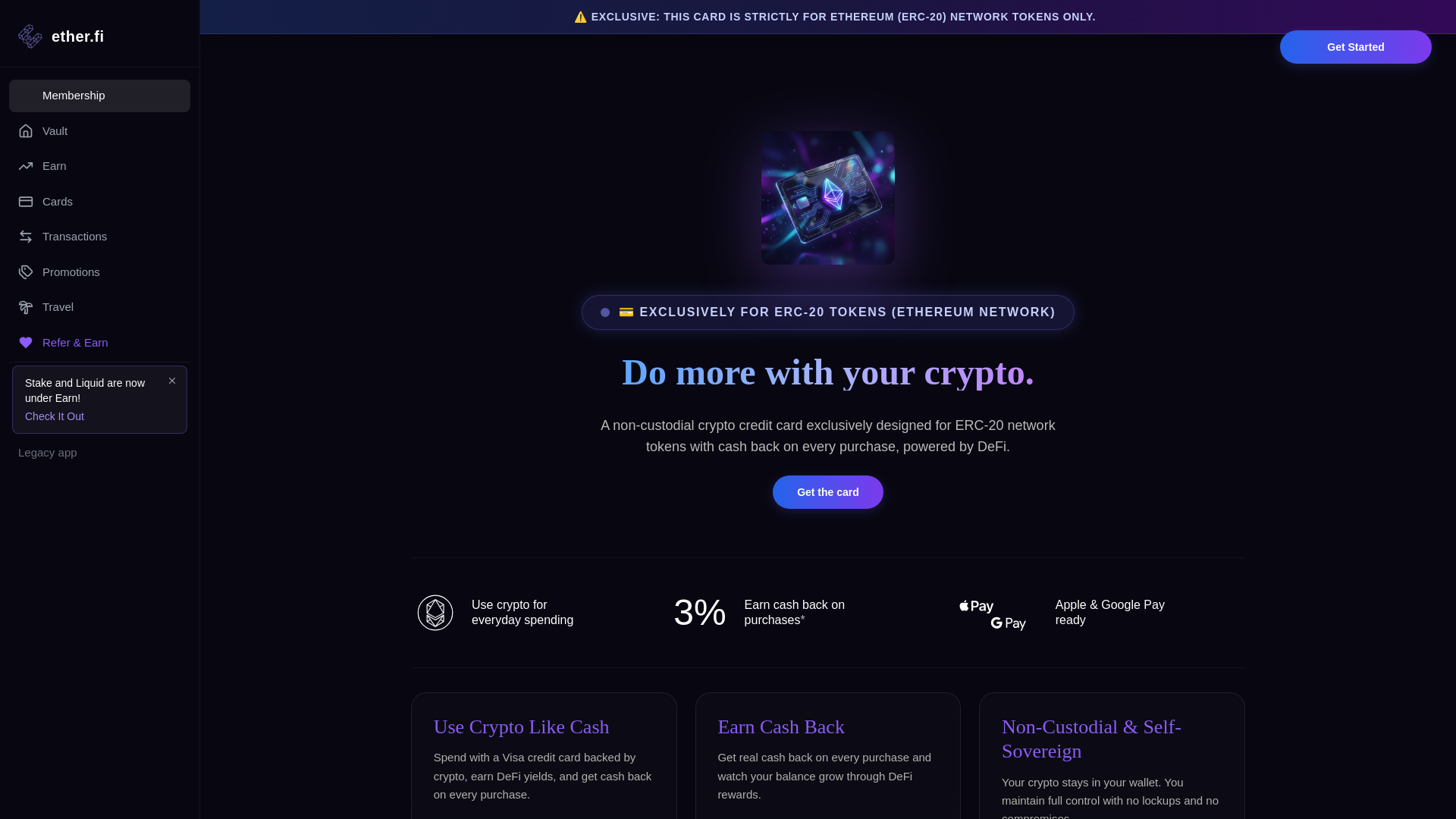 Screenshot of selcuredetherium.live