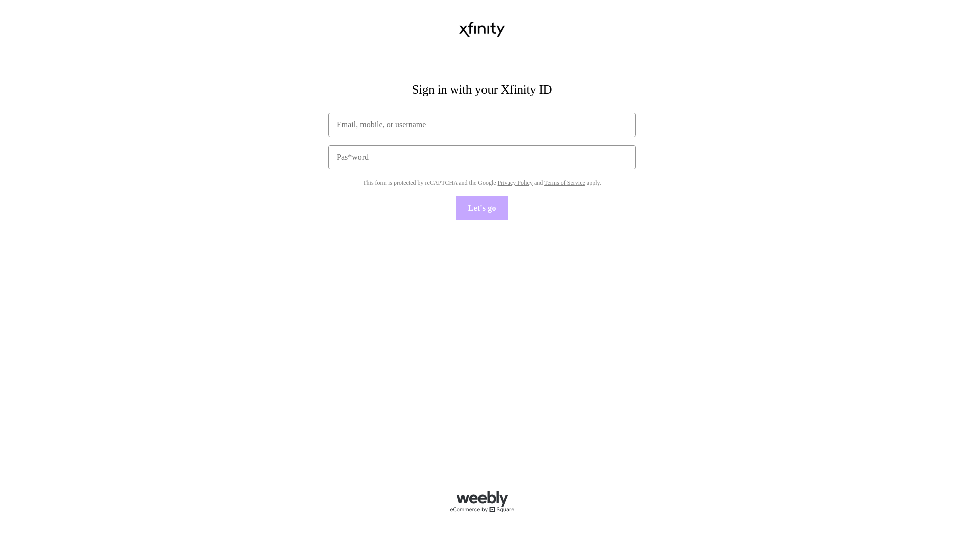 Screenshot of sign-in-xfinity.weebly.com