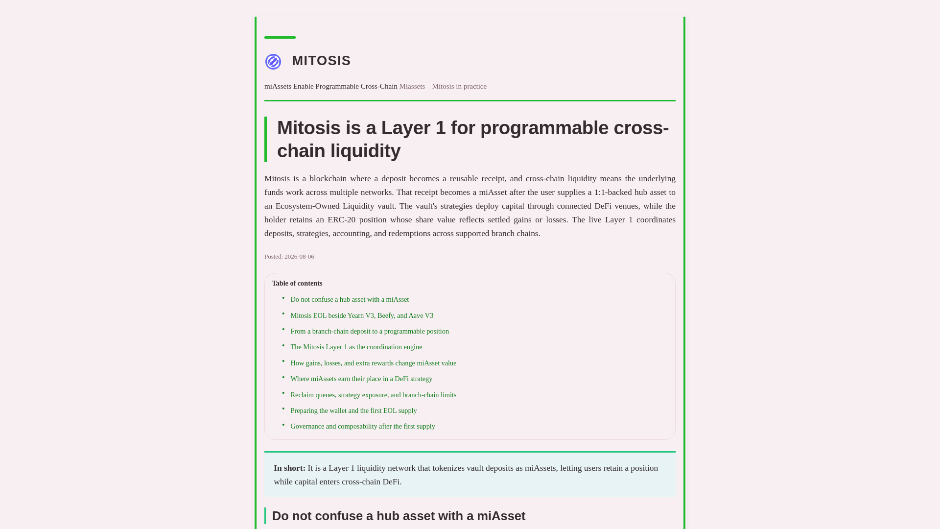 Screenshot of mitosisfi.pro