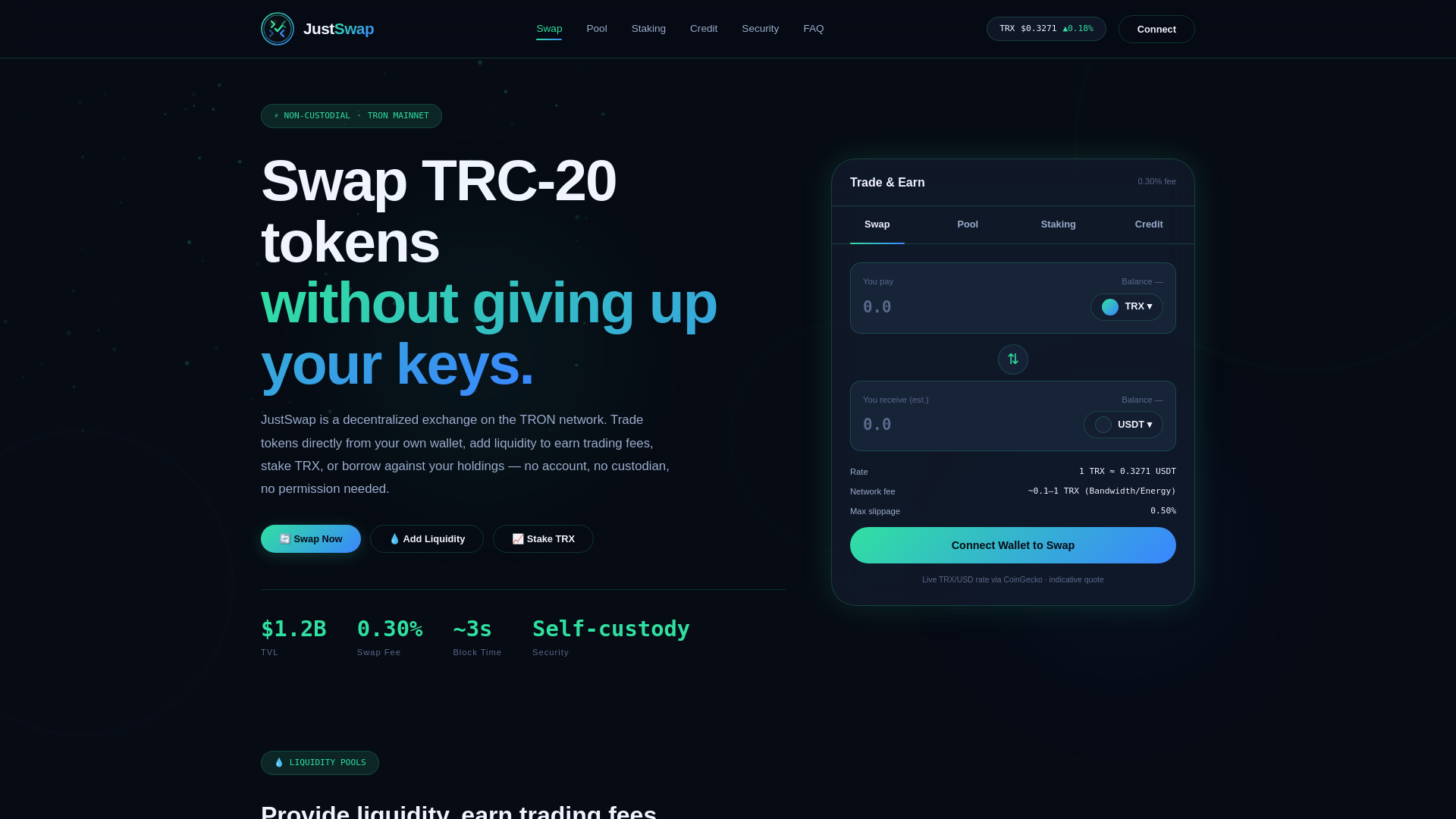 Screenshot of just-swap.net
