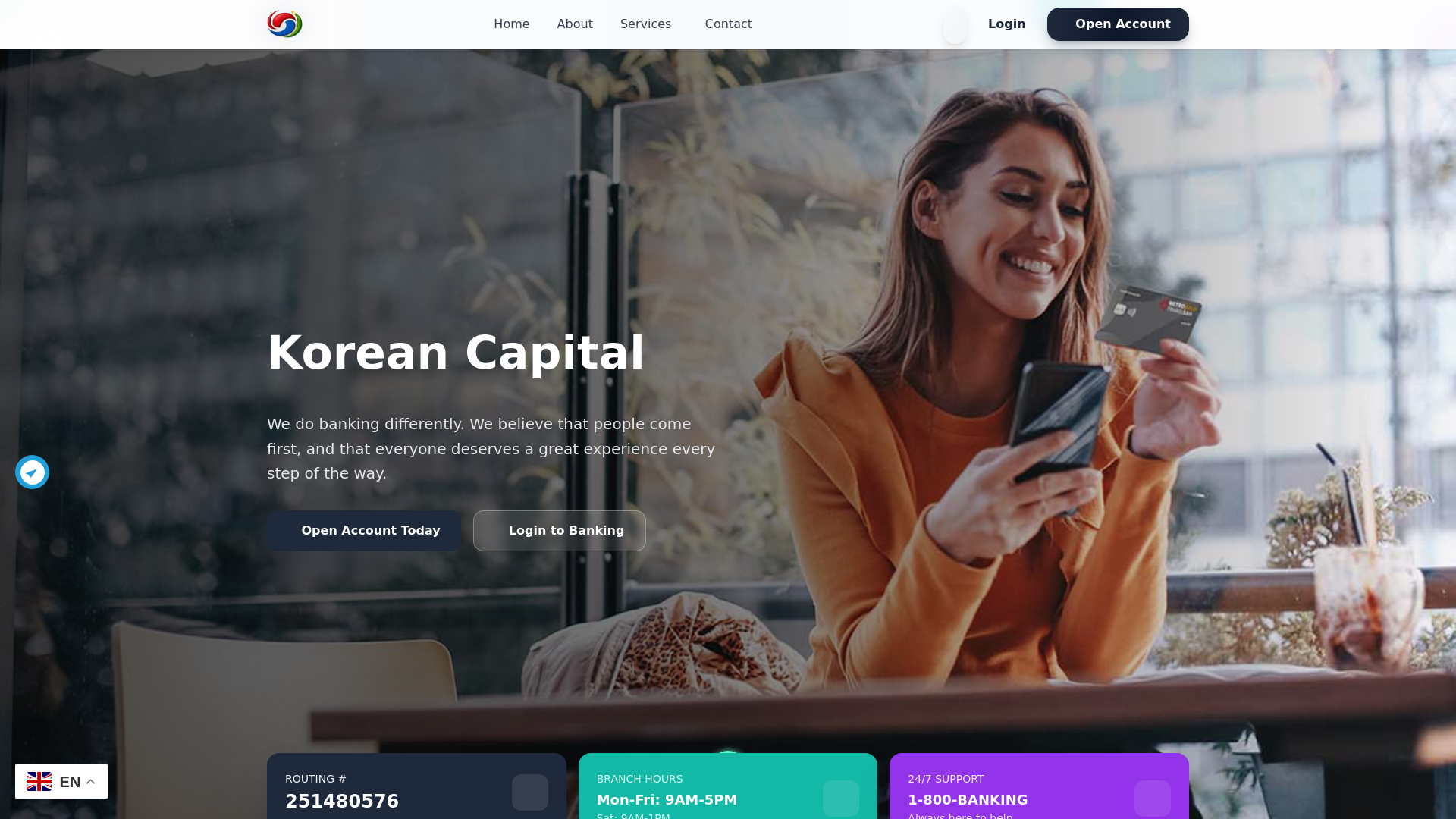 Screenshot of koreancapital.live