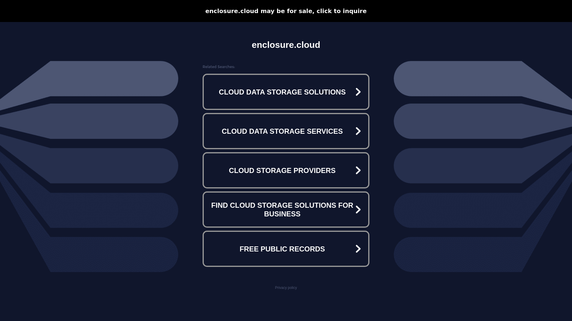 Stored capture of enclosure.cloud