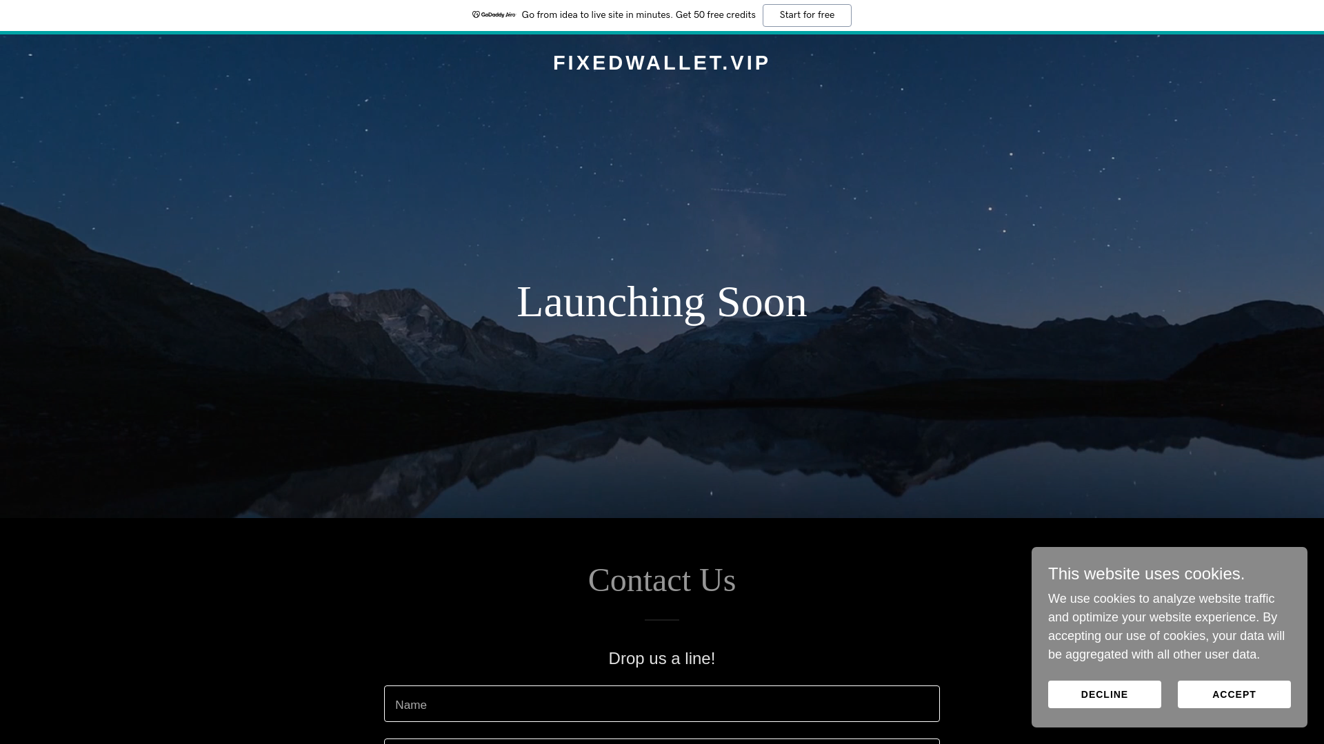 Stored capture of fixedwallet.vip