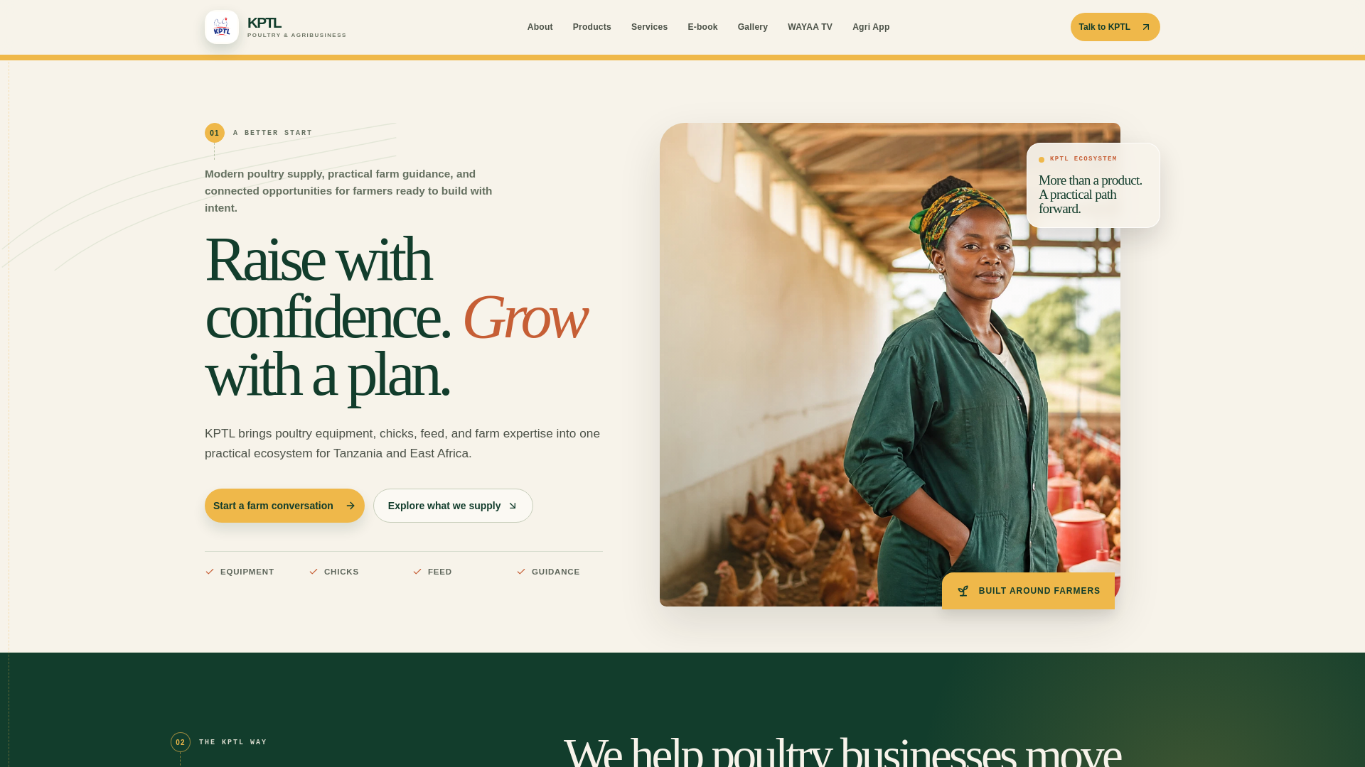 Screenshot of kptlagri.com