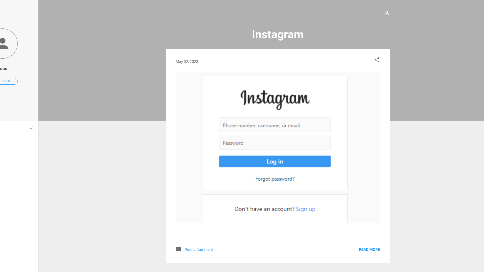 Screenshot of instagram1010.blogspot.com