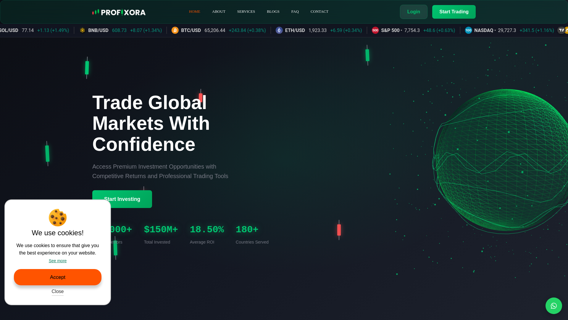 Screenshot of profixora.com