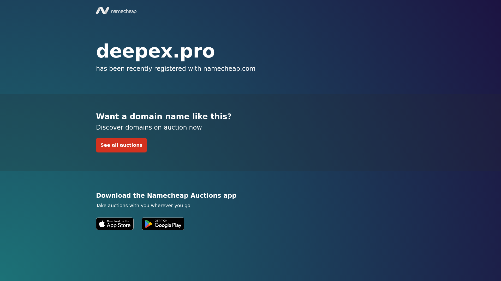 Stored capture of deepex.pro