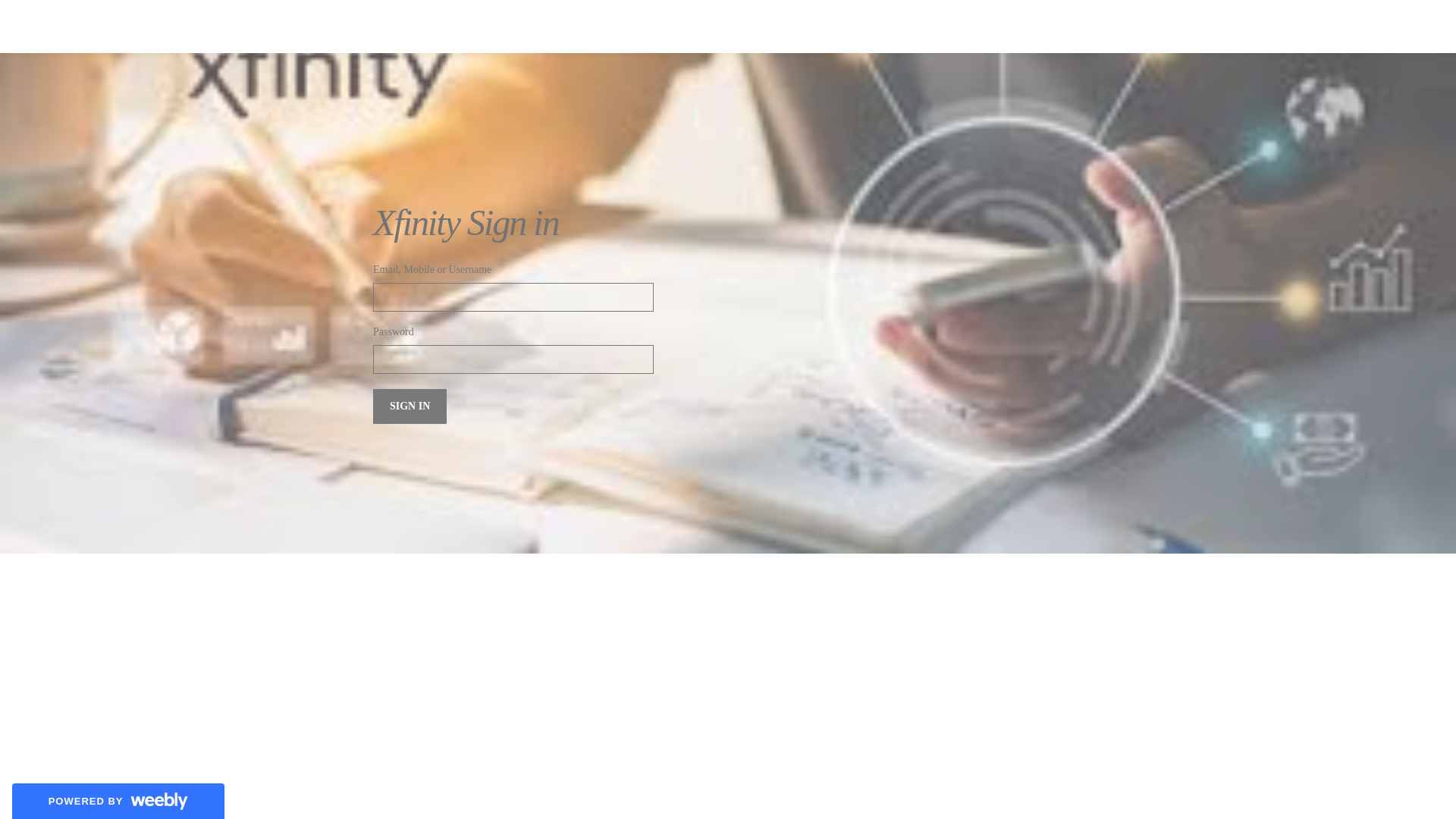 Screenshot of xfinityloginconnect.weebly.com