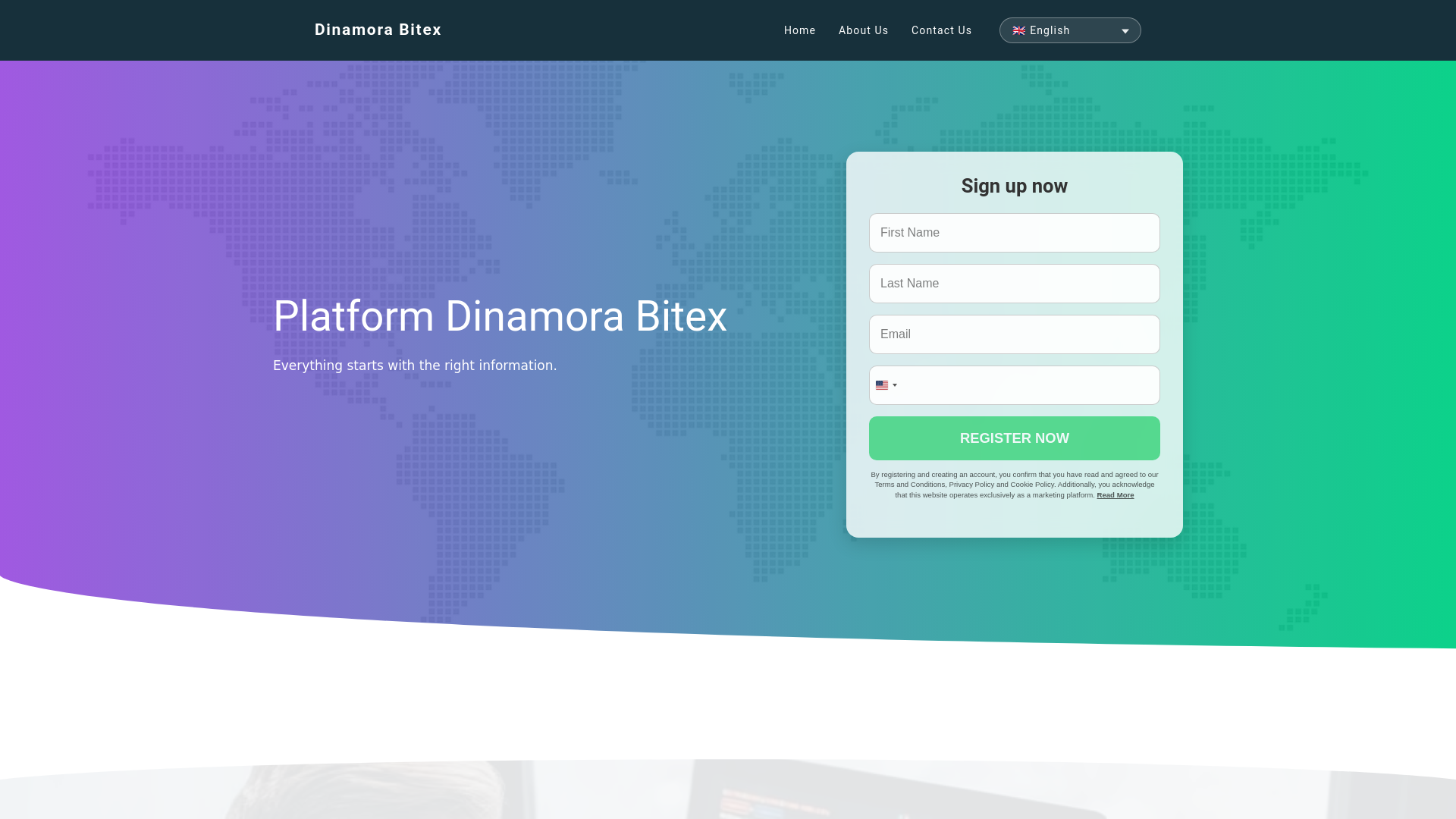 Screenshot of dinamora-bitex.com