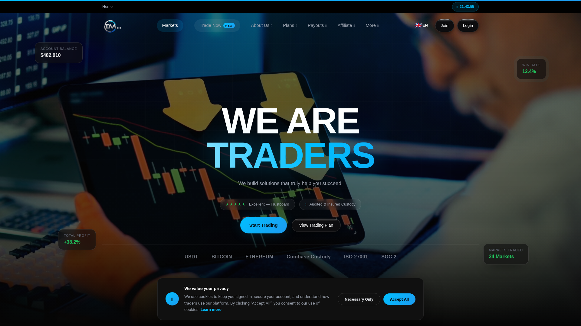 Screenshot of trade-mil.com
