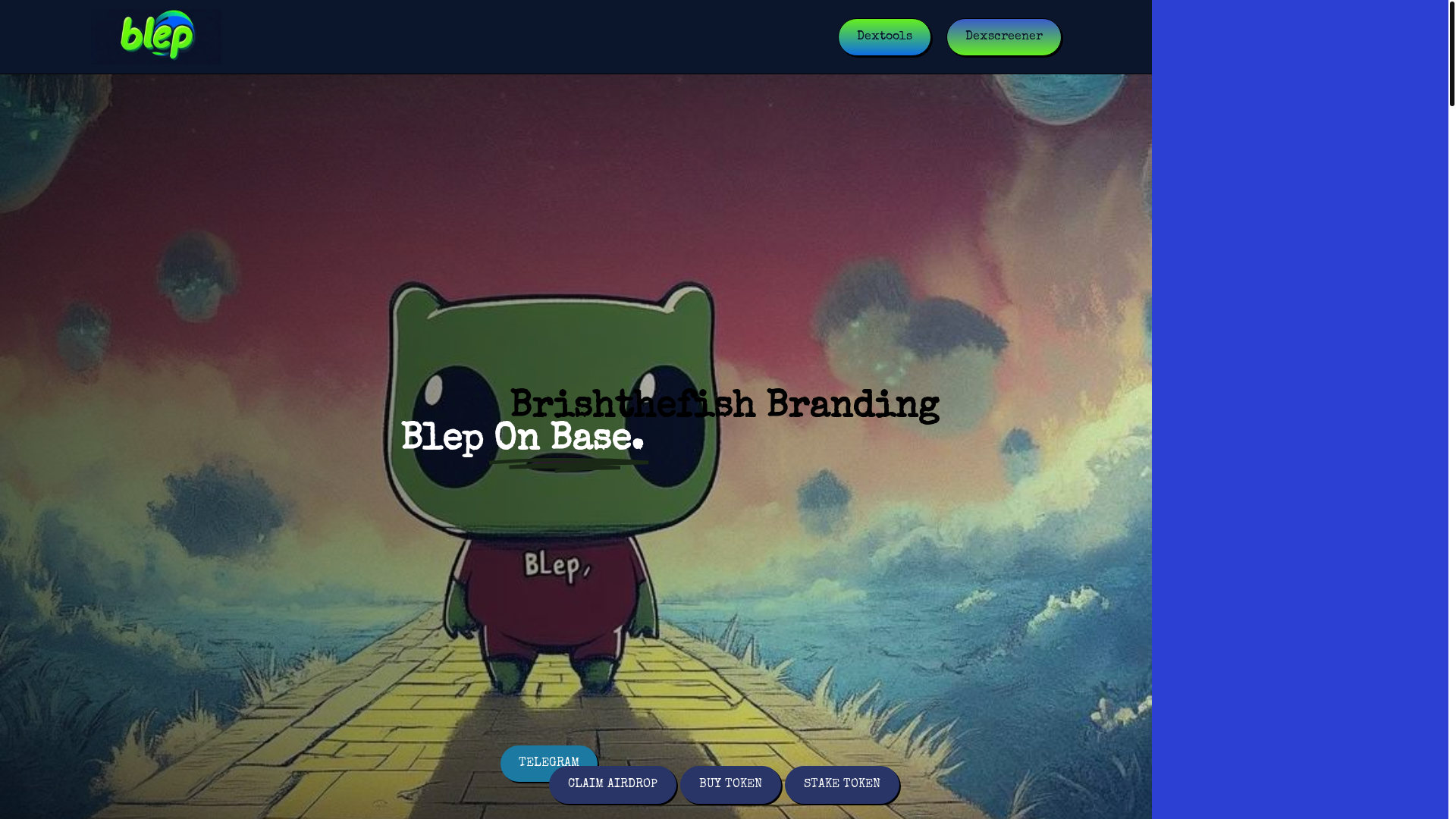 Screenshot of isthatblep-airdrop.pages.dev