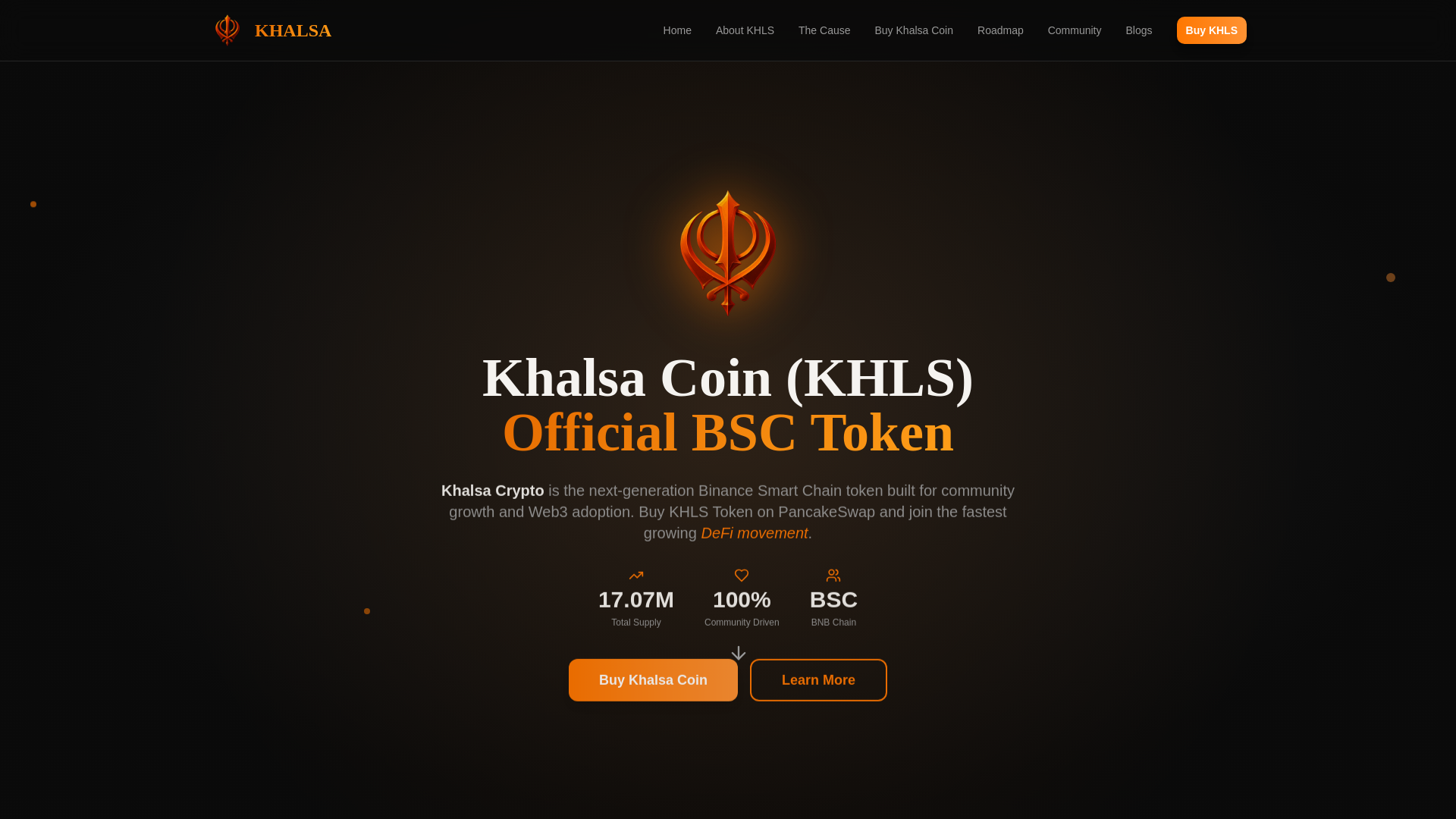 Screenshot of khalsacrypto.com