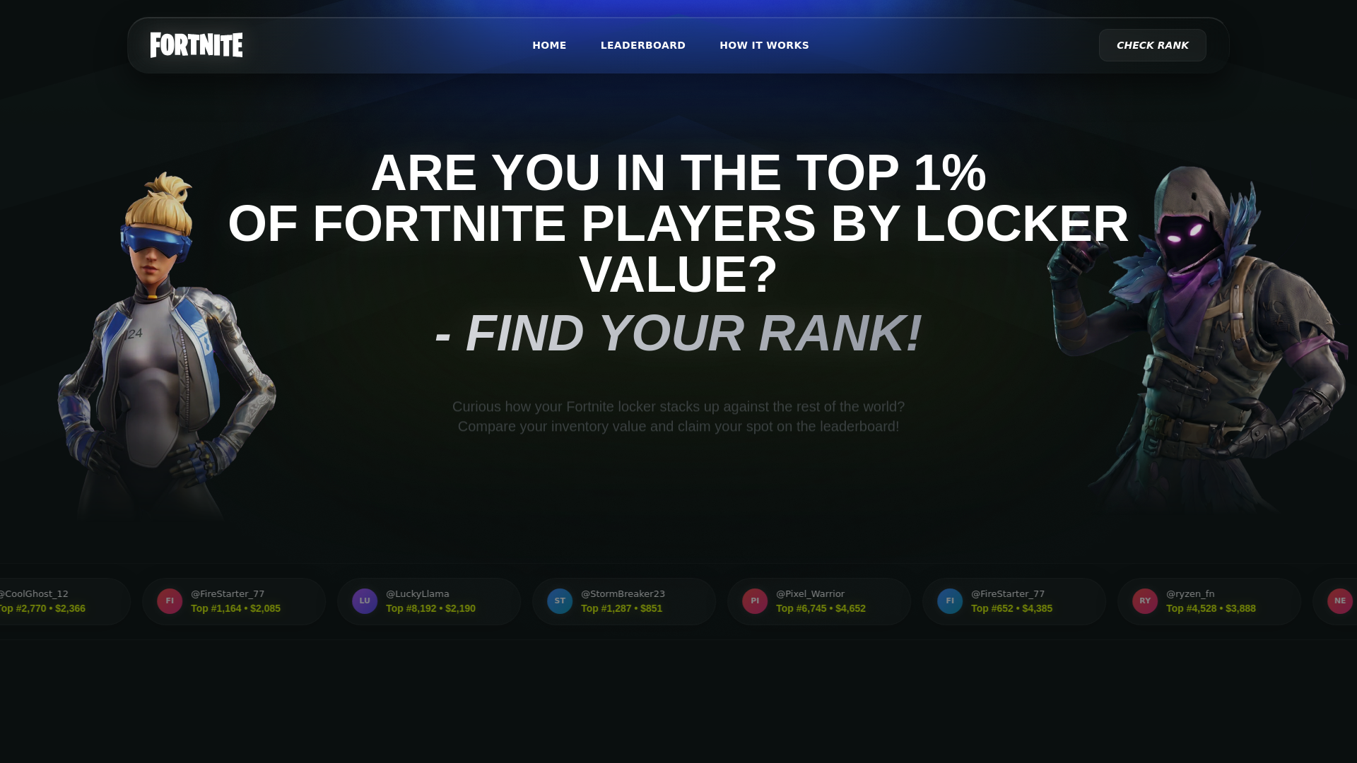 Screenshot of fortnate.top