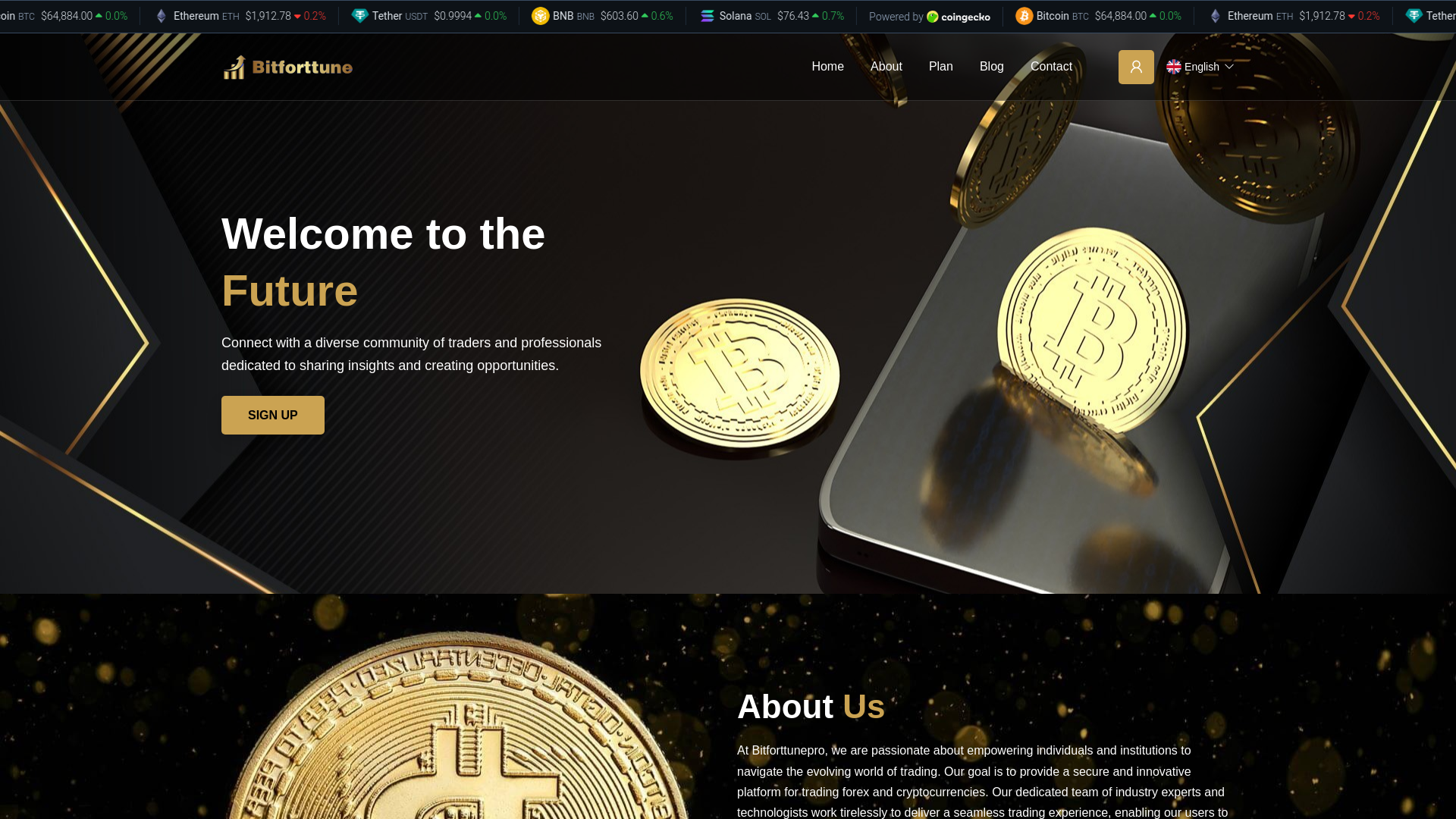 Screenshot of bitforttunepro.com