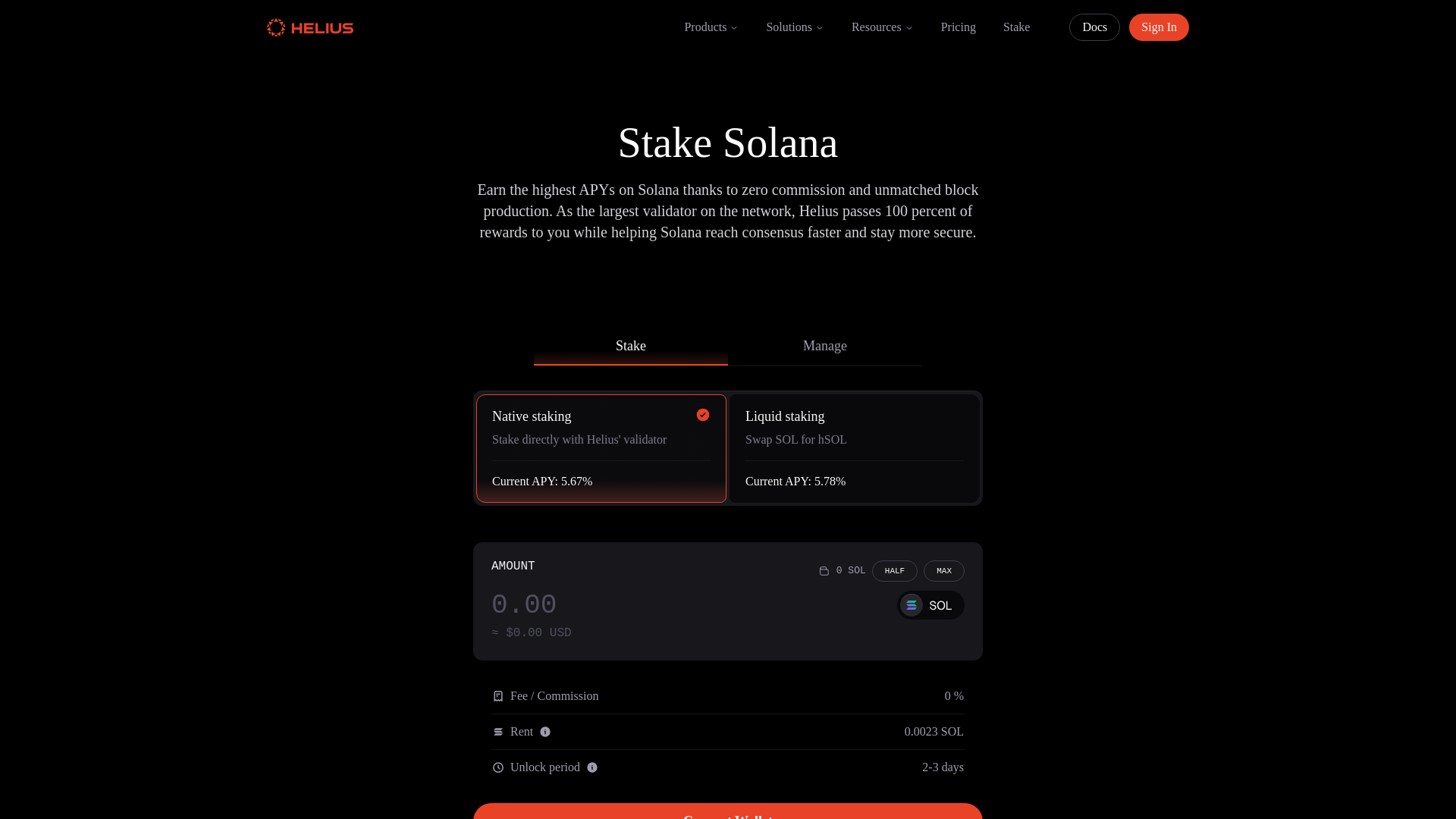 Screenshot of helus.dev