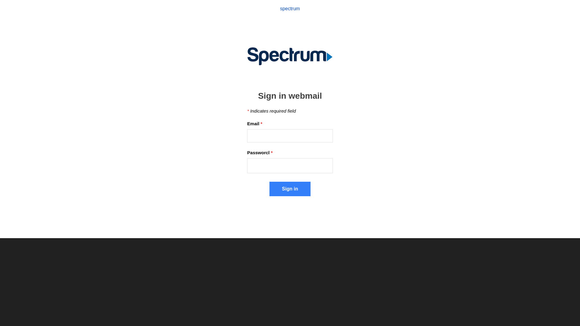 Screenshot of speectrummailreal.weebly.com